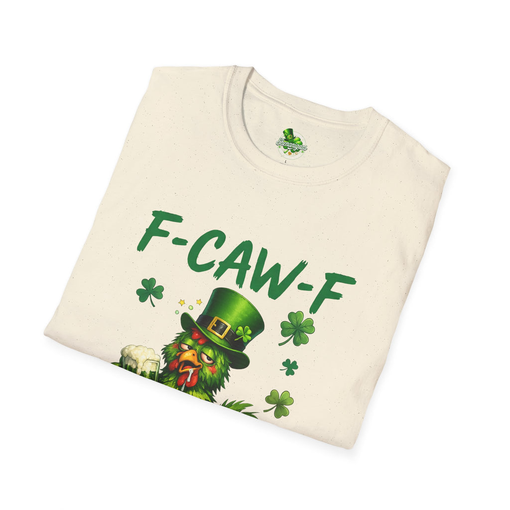 F-CAW-F Leprechaun Chicken T-Shirt | St. Patrick's Day Shamrock Tee