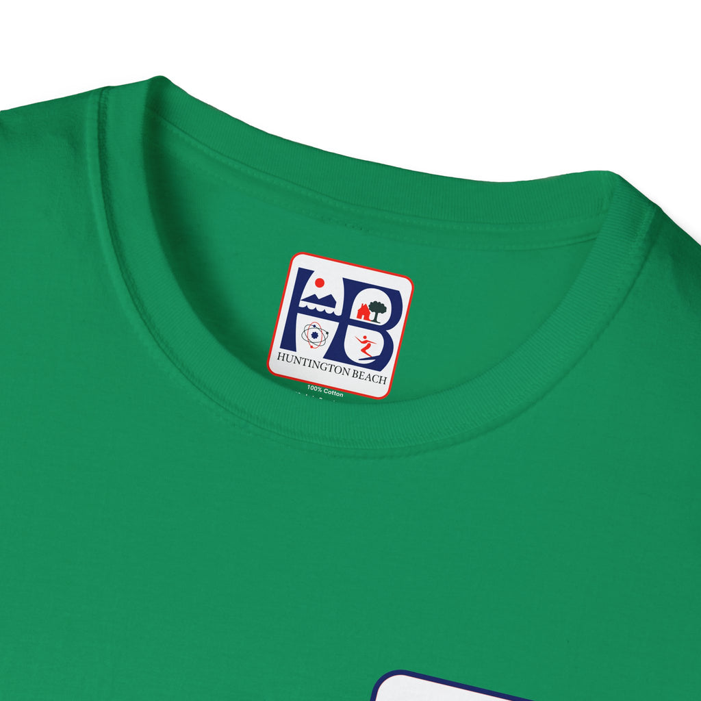 Huntington Beach Retro Logo T-Shirt — HB Surf & Sunset Tee (printed 3 side)