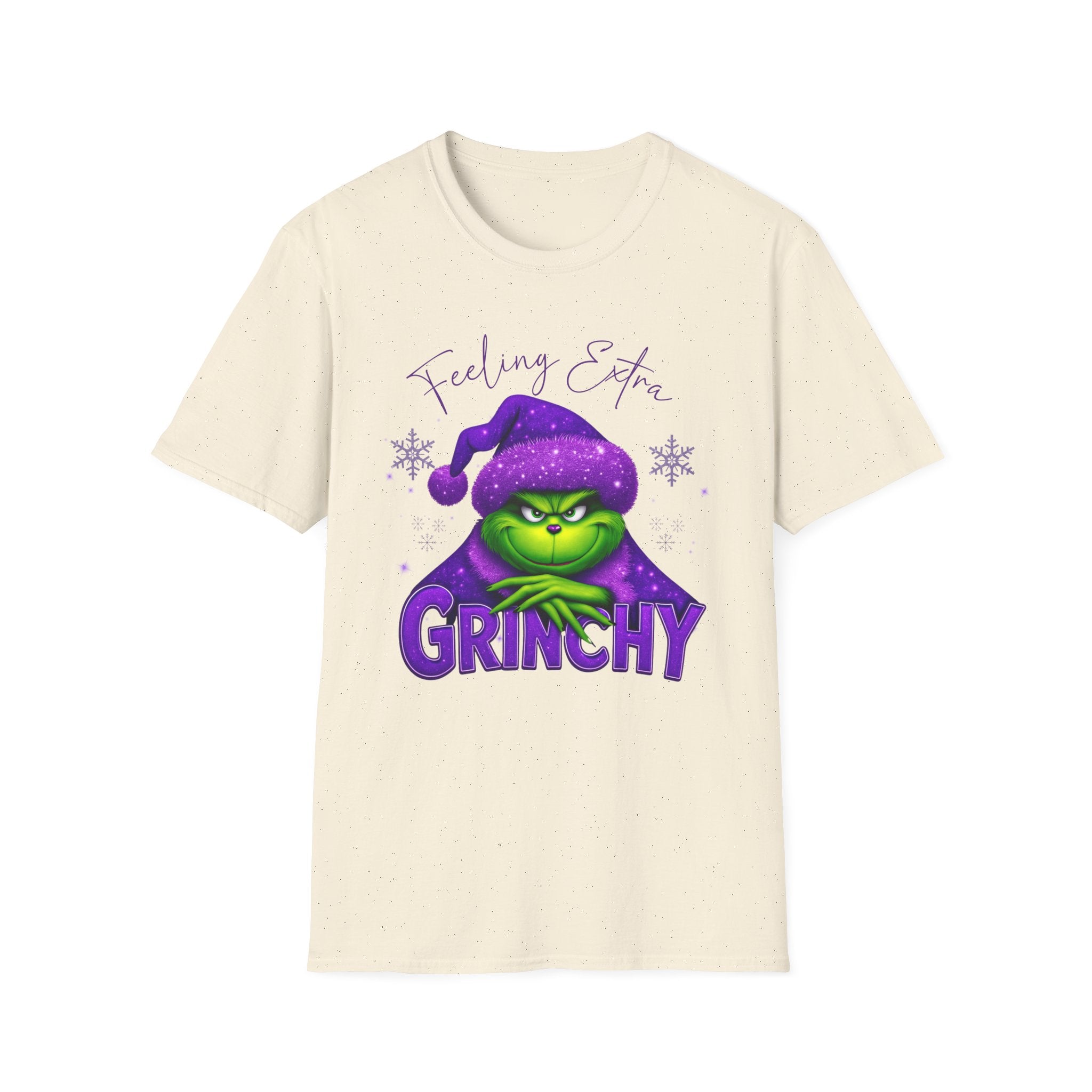 Feeling Extra Grinchy T-Shirt | Grinch Face Holiday Tee