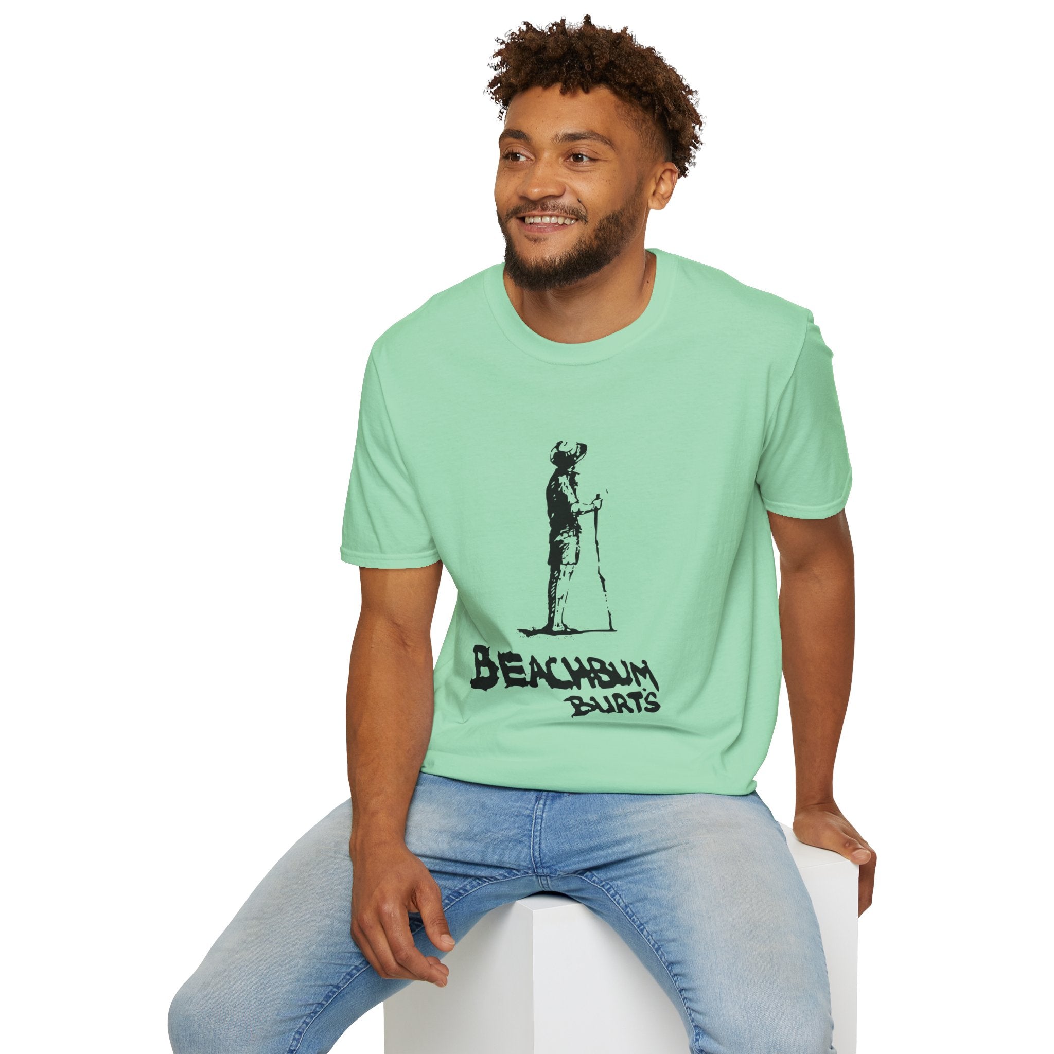 Beach Bum Burt's - Gone  But Not Forgotten - Men's Woman's T-Shirt - Cool Casual Wear, Summer Vibes, Gift for Beach Lovers,  Relaxed Style