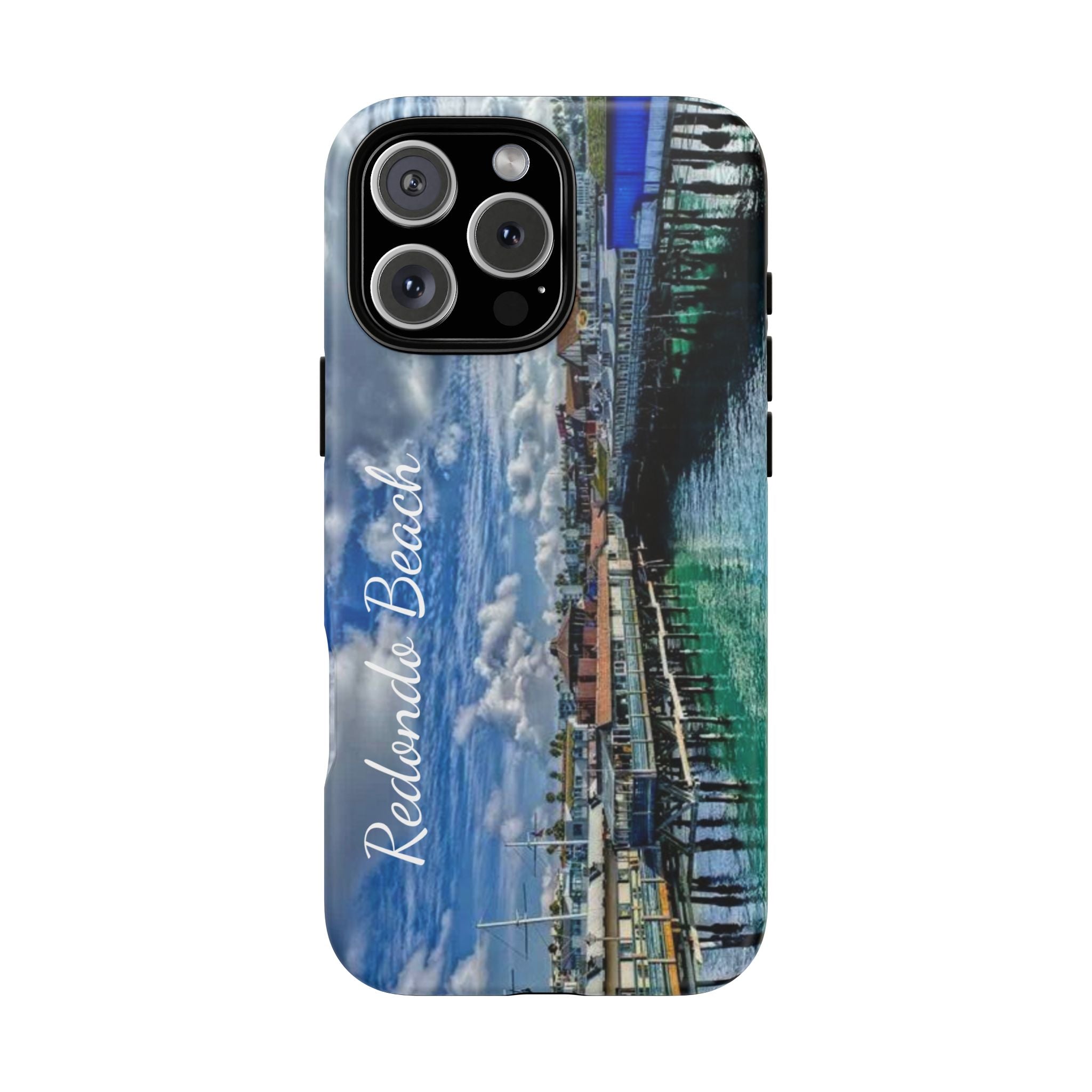 Phone Cases, Redondo Beach California King Harbor Design, Protective Covers, iPhone Accessories, Samsung Accessories, Gift for Travelers