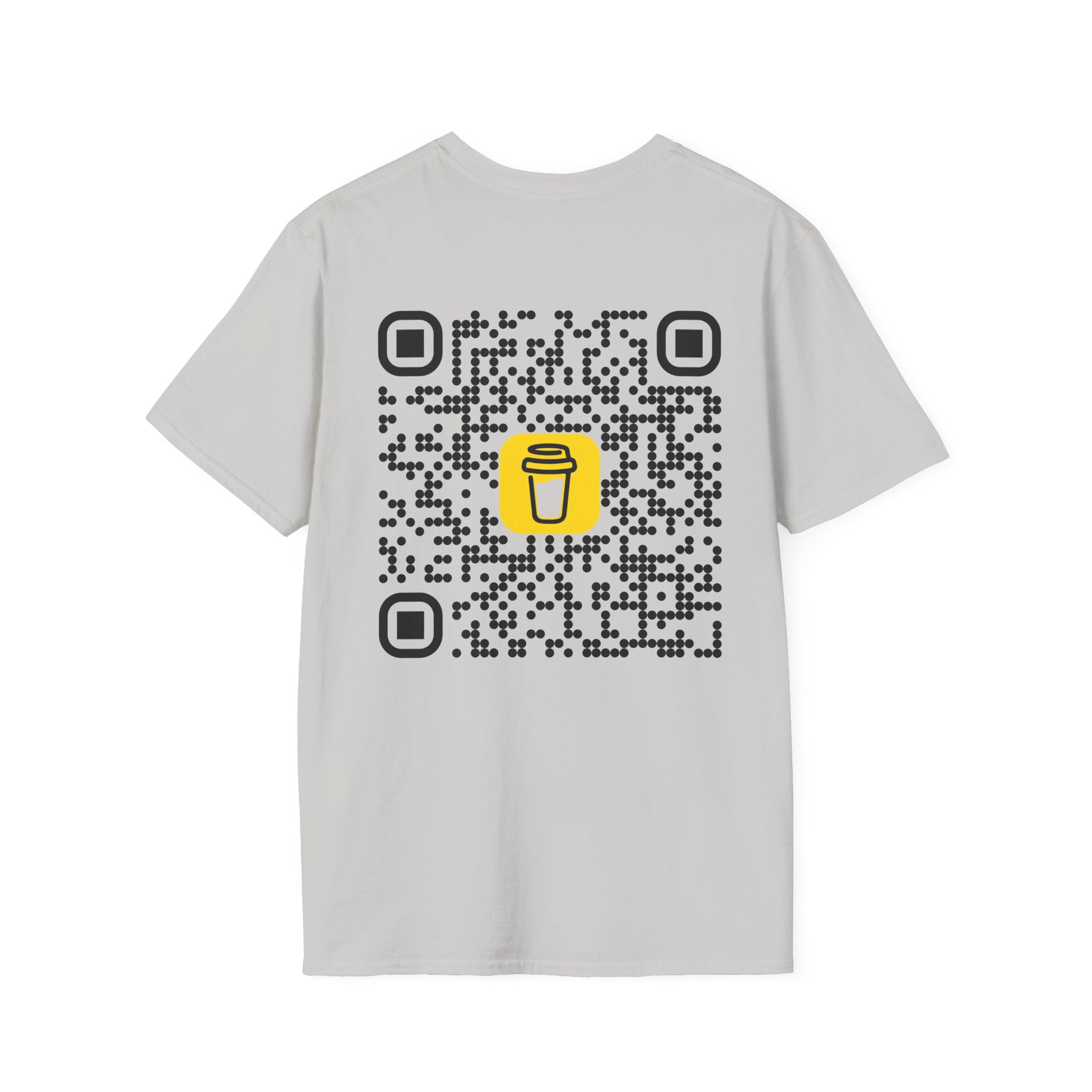 QR Code Coffee Tee — Scan-to-Order Coffee Shop T-Shirt