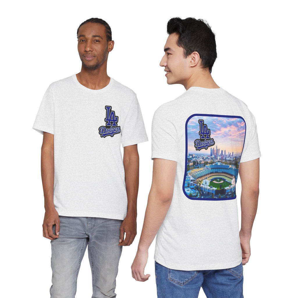 Los Angeles (Front and Back Printing) Mens Womans Jersey Short Sleeve Tee