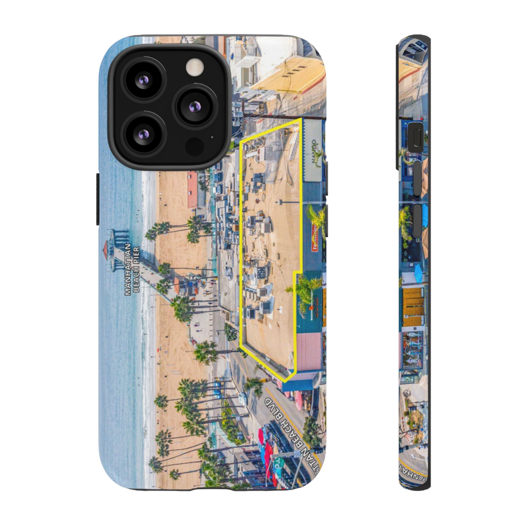 Phone Cases, Manhattan Beach California iPhone Samsung Google Tough Cases, Beach Lovers Gifts, Coastal Accessories, Ocean Phone Covers,