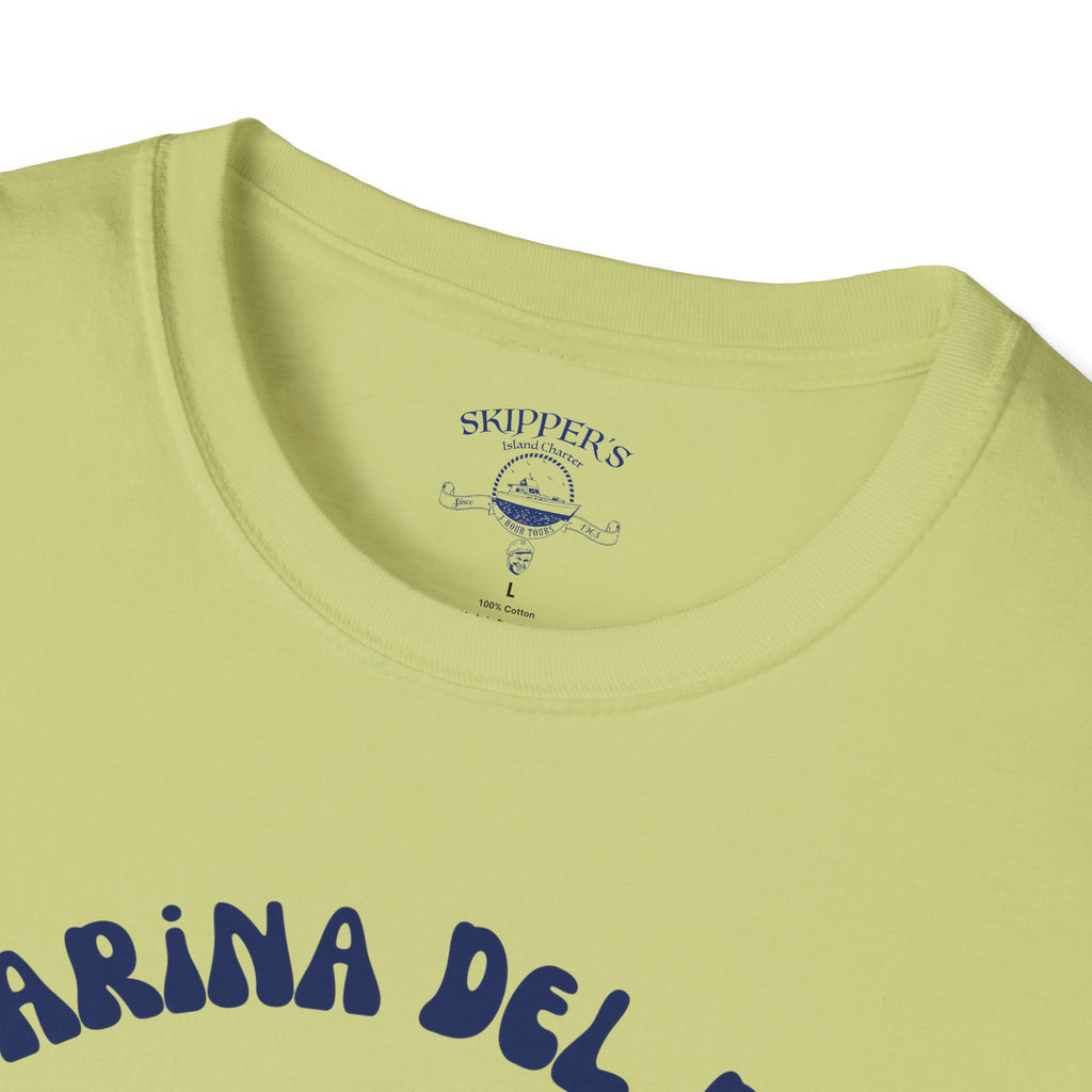 Marina Del Rey Ship Wheel logo T-Shirt | SS Minnow Island Charters, 3 Hour Tours
