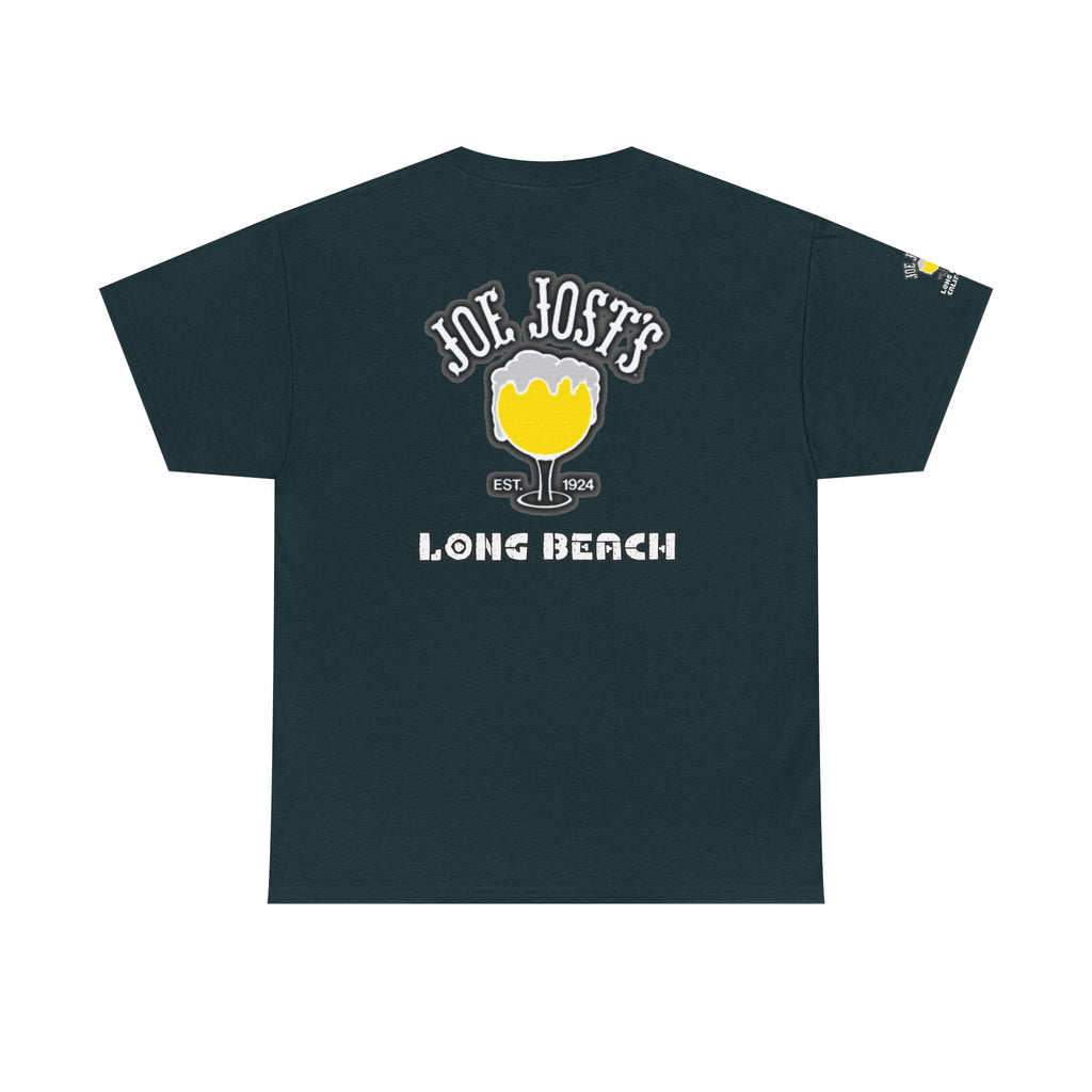 Joe Josts Long Beach California Men's and Woman's Heavy Cotton Tee - Printed 4 Areas