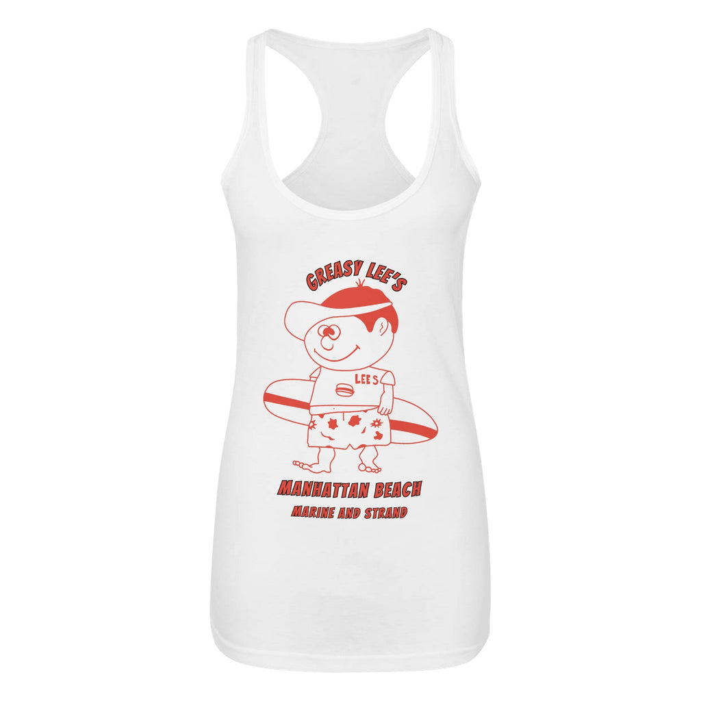 Greasy Lee's Marine Street Manhattan Beach Women's Tank Top Made in USA IYKYK