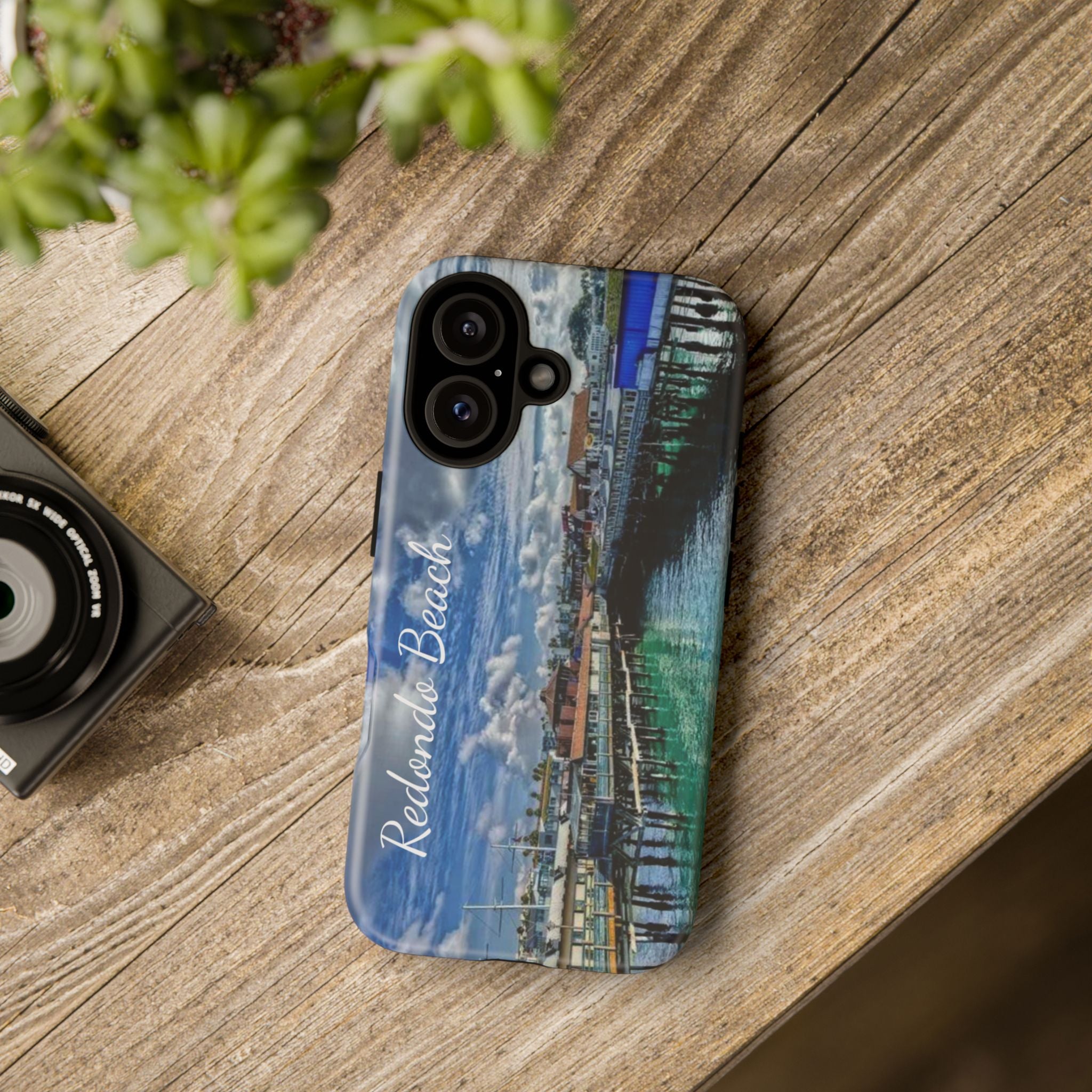 Phone Cases, Redondo Beach California King Harbor Design, Protective Covers, iPhone Accessories, Samsung Accessories, Gift for Travelers