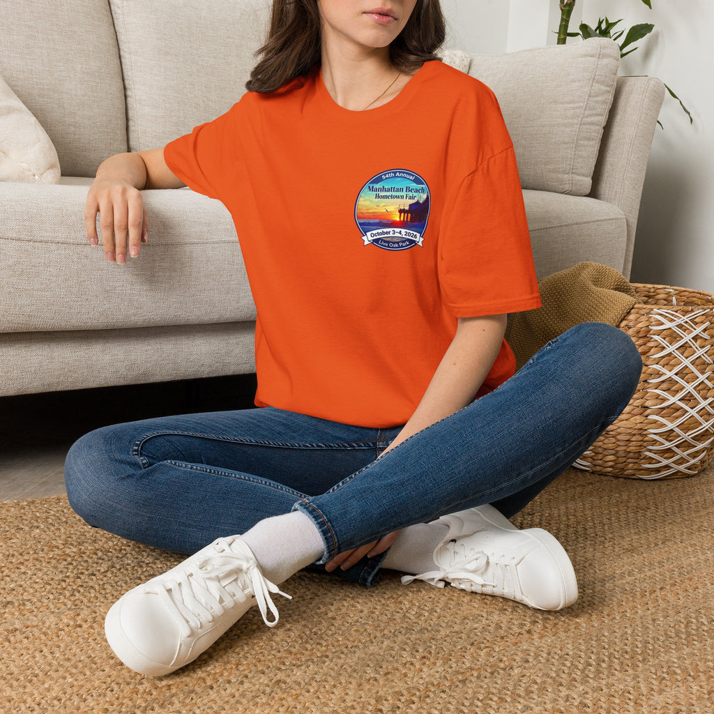 Manhattan Beach Hometown Fair T-Shirt — 54th Annual Sunset Surf Logo (Oct 3-4, 2026)