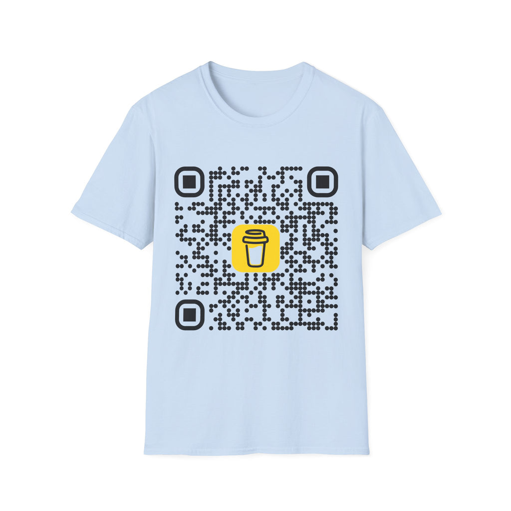 QR Code Coffee Tee — Scan-to-Order Coffee Shop T-Shirt