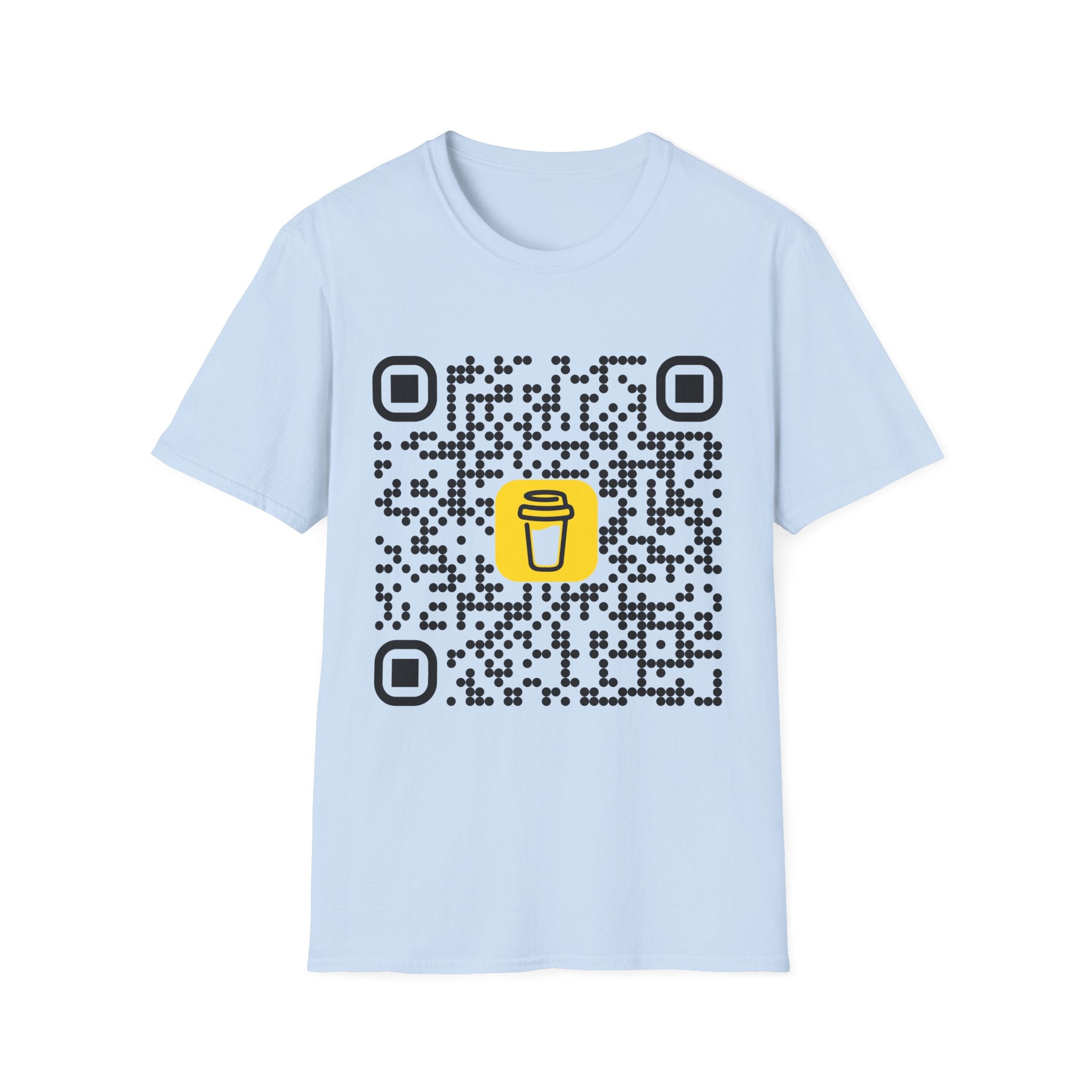 QR Code Coffee Tee — Scan-to-Order Coffee Shop T-Shirt