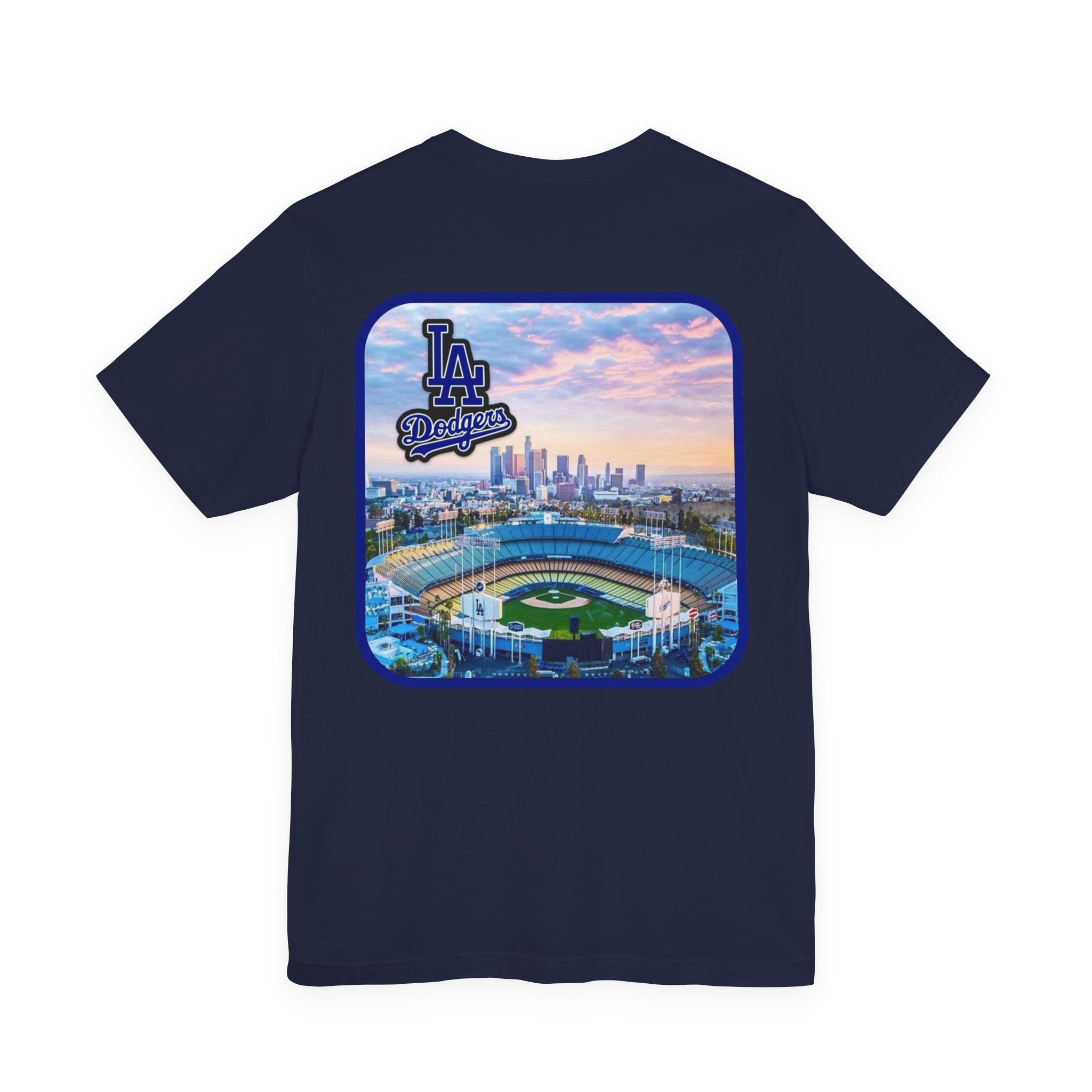 Los Angeles (Front and Back Printing) Mens Womans Jersey Short Sleeve Tee