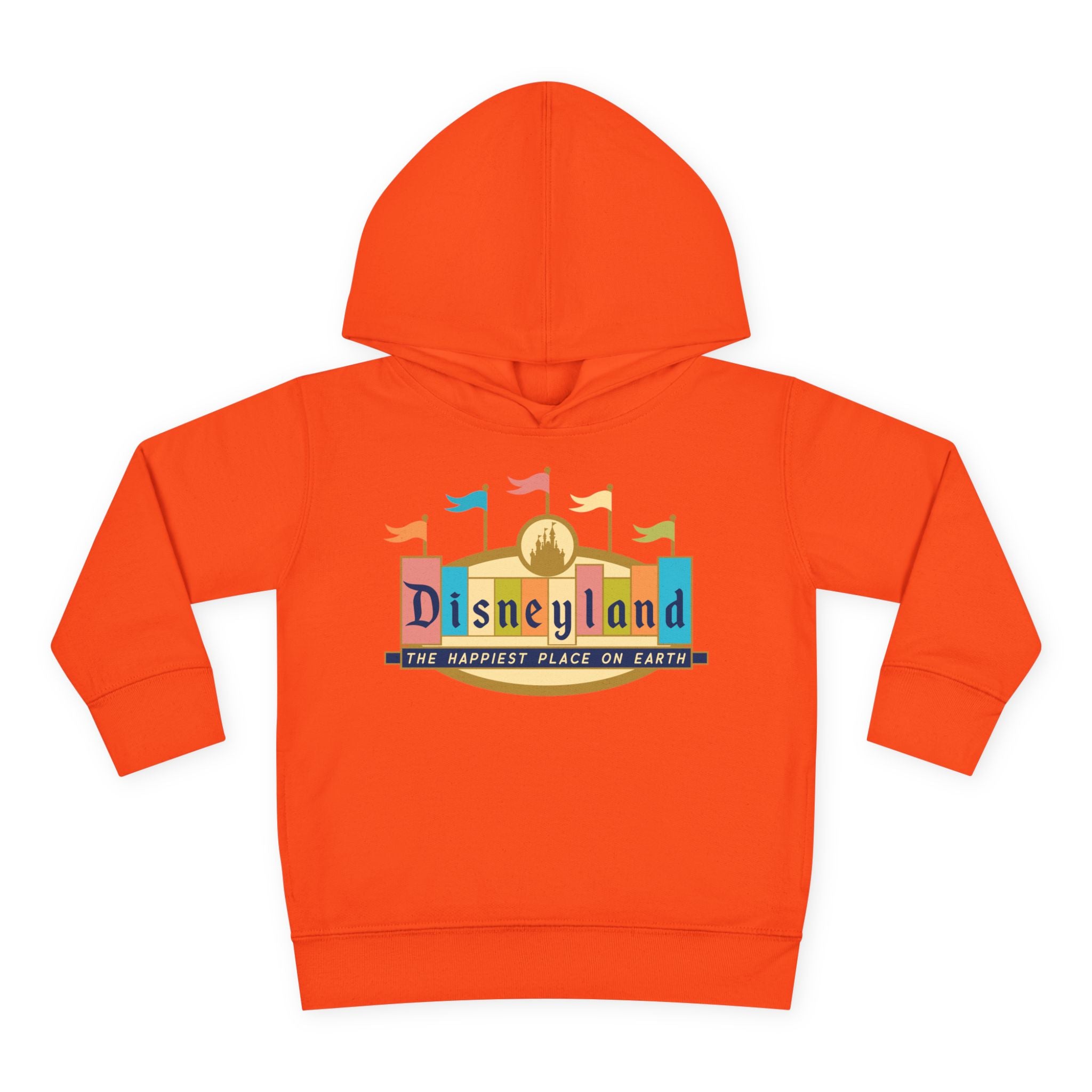 Disneyland way Back Machine Retro Logo Toddler Hoodie | Kids Pullover
