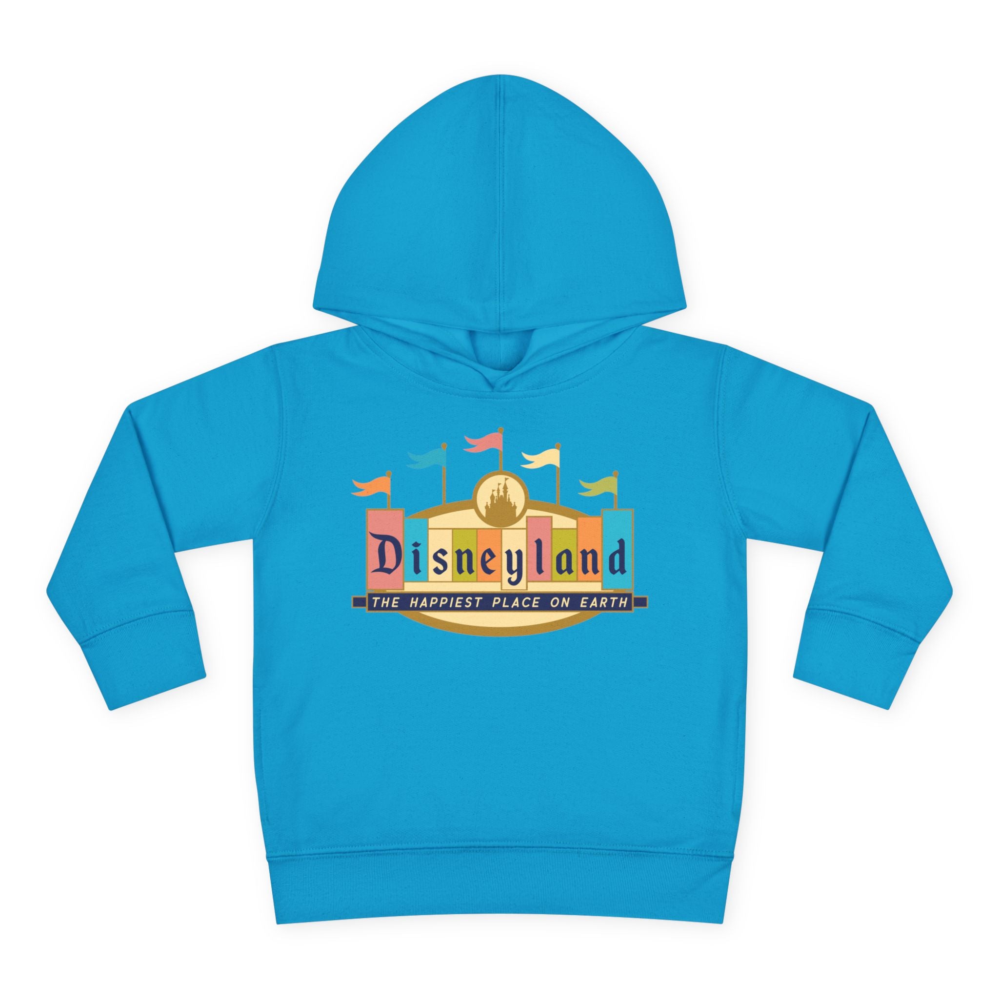 Disneyland way Back Machine Retro Logo Toddler Hoodie | Kids Pullover