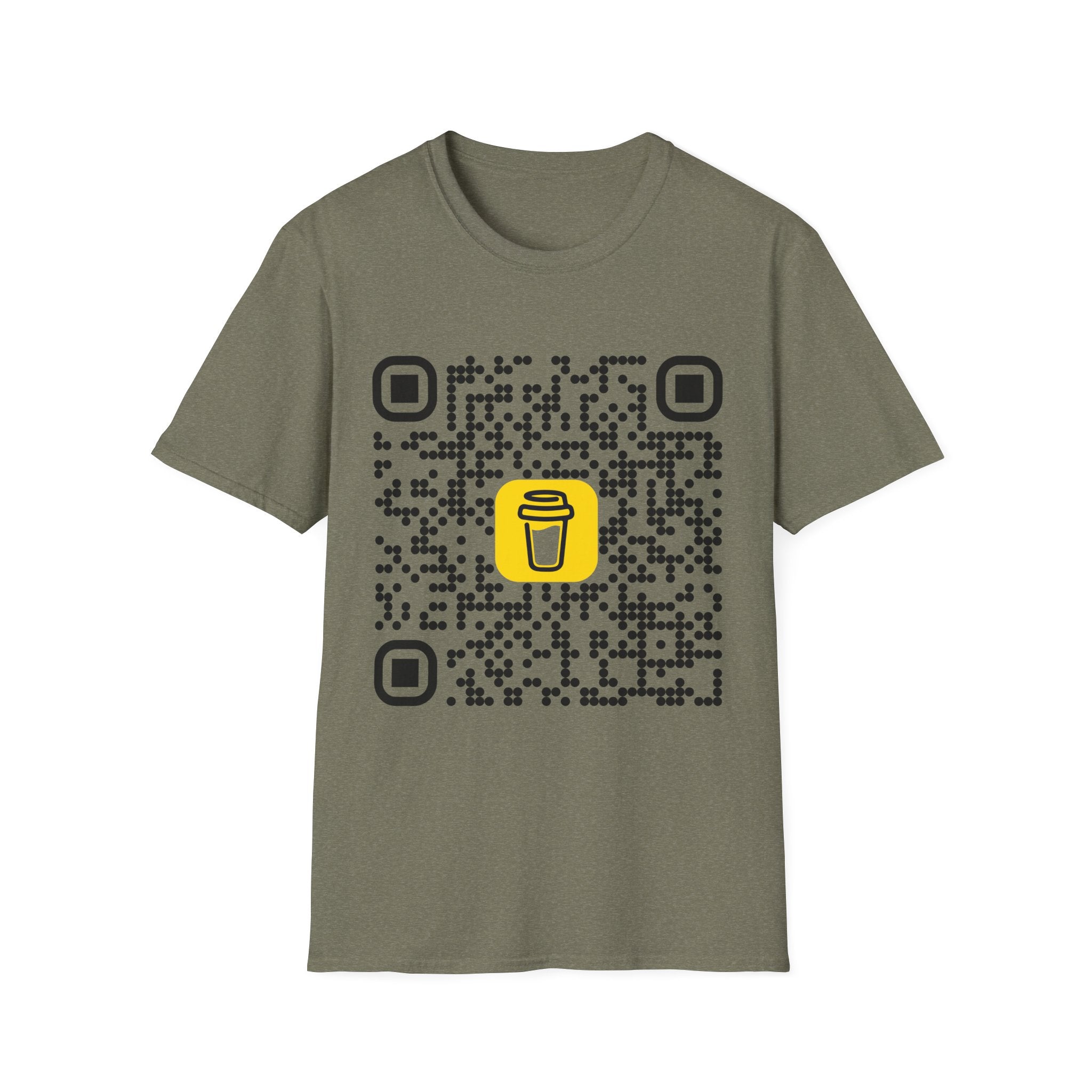 QR Code Coffee Tee — Scan-to-Order Coffee Shop T-Shirt