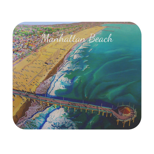 Manhattan Beach California - Mouse Pad (Rectangle) 9x8 inch