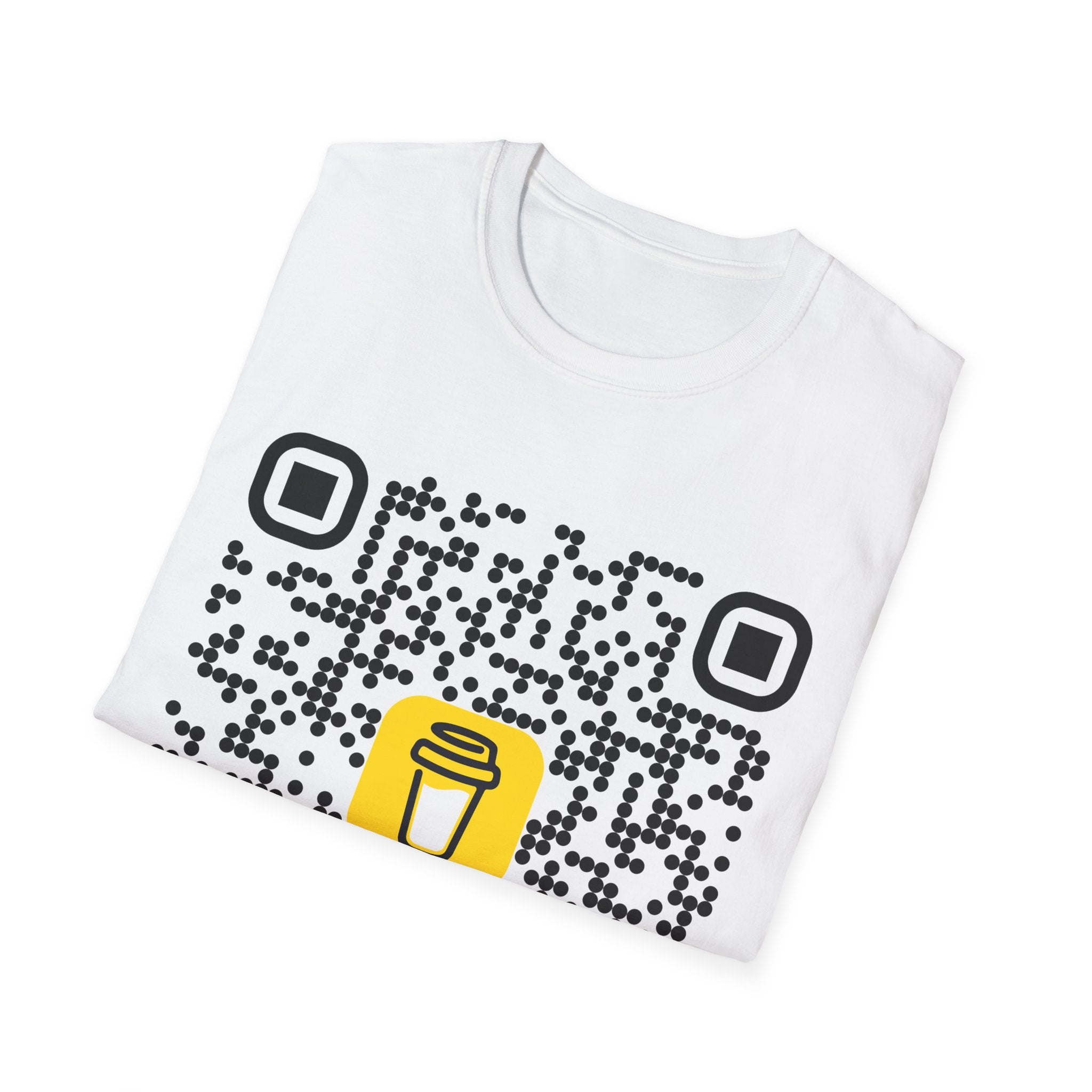 QR Code Coffee Tee — Scan-to-Order Coffee Shop T-Shirt