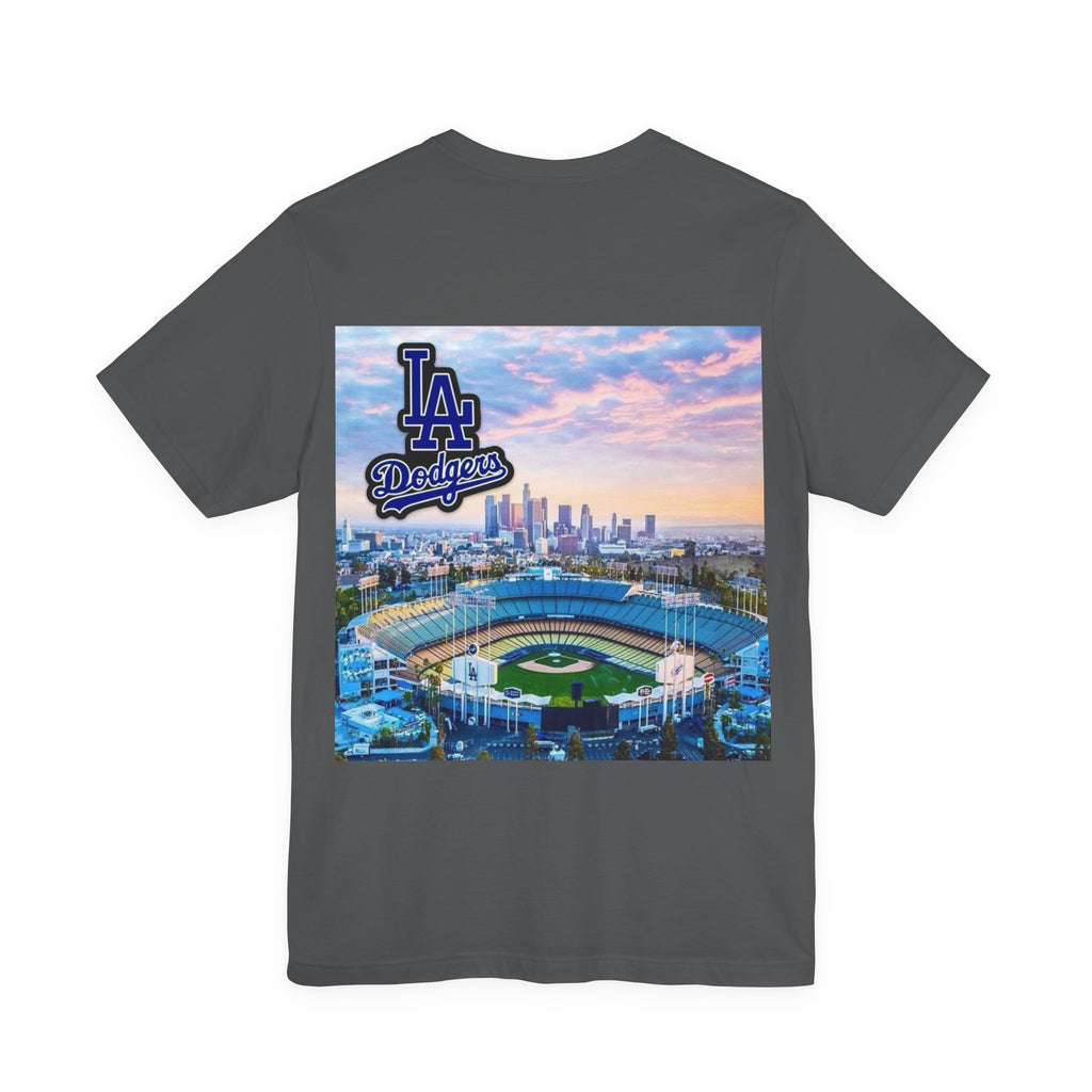 Los Angeles (Front and Back Printing) Unisex Jersey Short Sleeve Tee