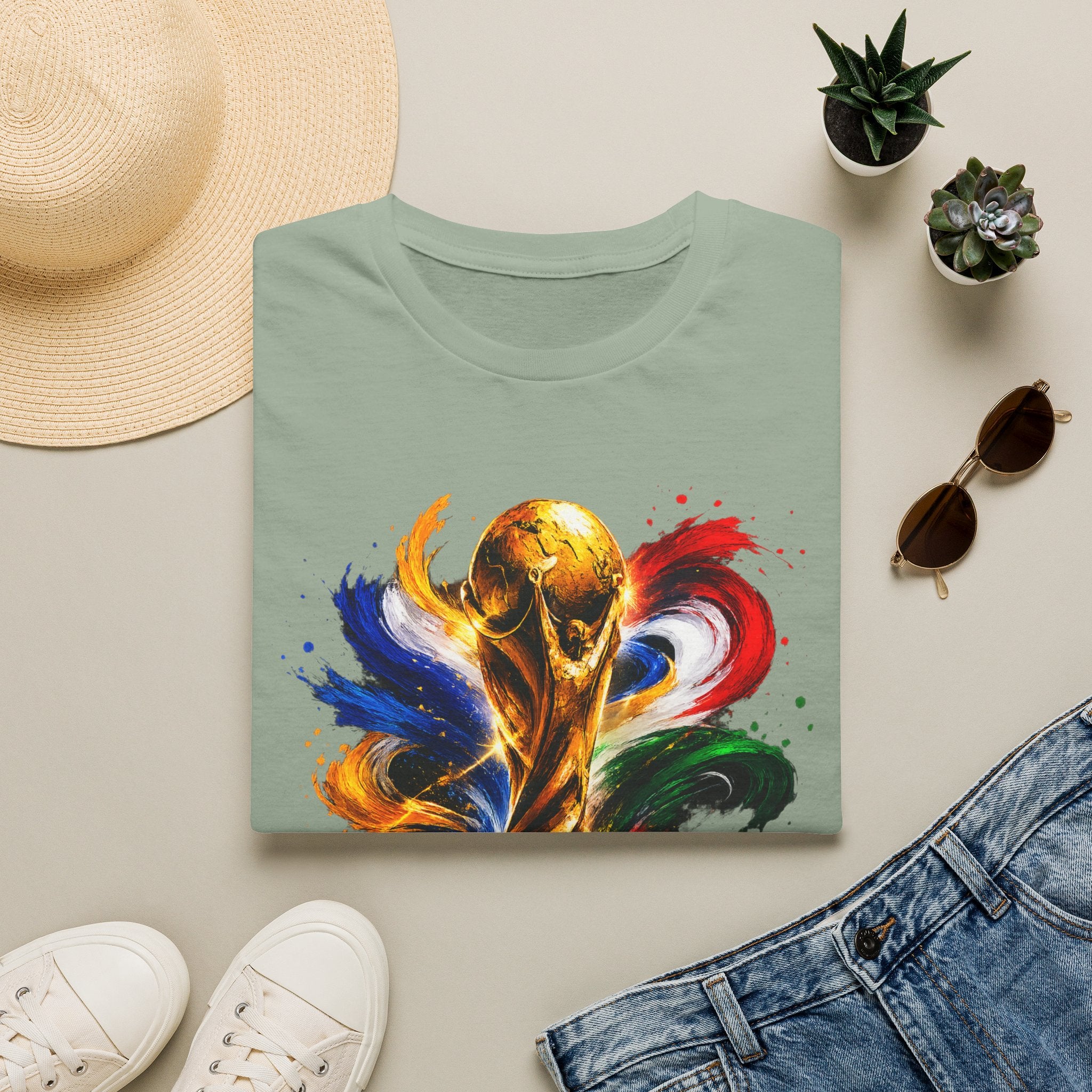 World Cup 2026 T-Shirt — Colorful FIFA Trophy Graphic