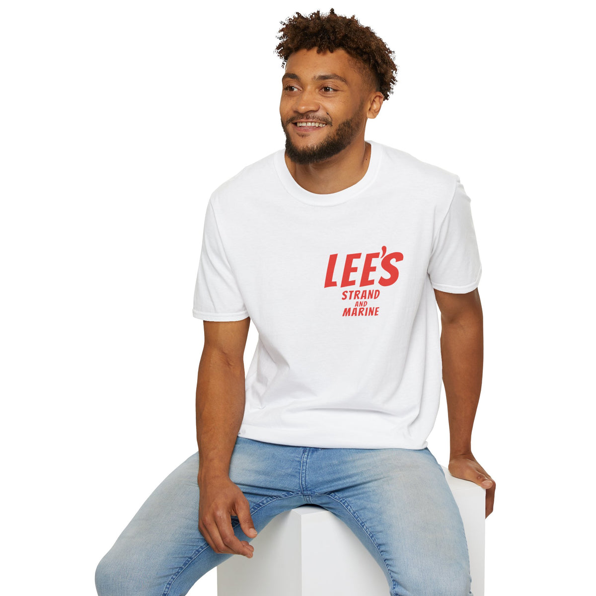 Greasy Lee's  Strand and Marine Old School T-Shirt | Manhattan Beach vintage surfer logo