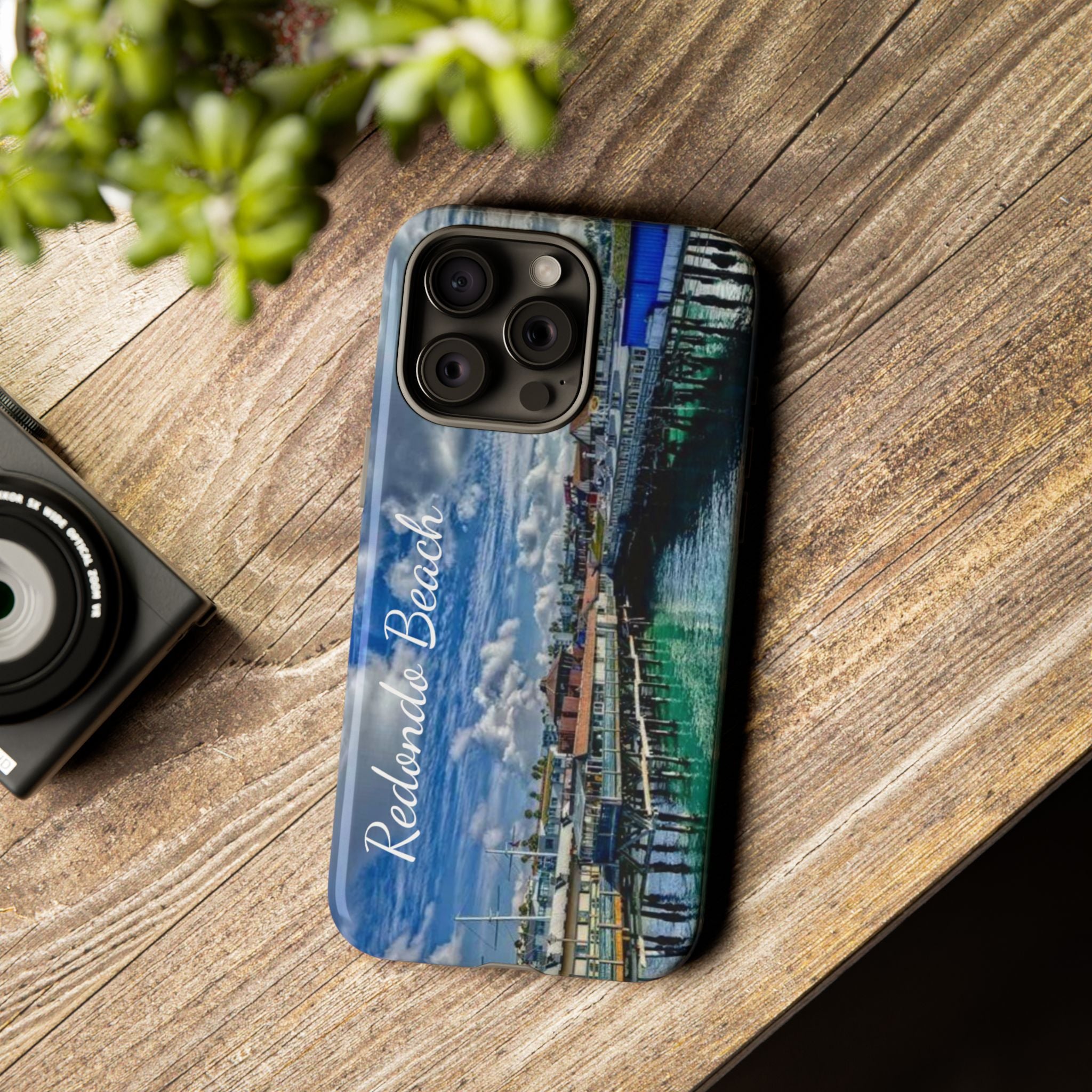 Phone Cases, Redondo Beach California King Harbor Design, Protective Covers, iPhone Accessories, Samsung Accessories, Gift for Travelers
