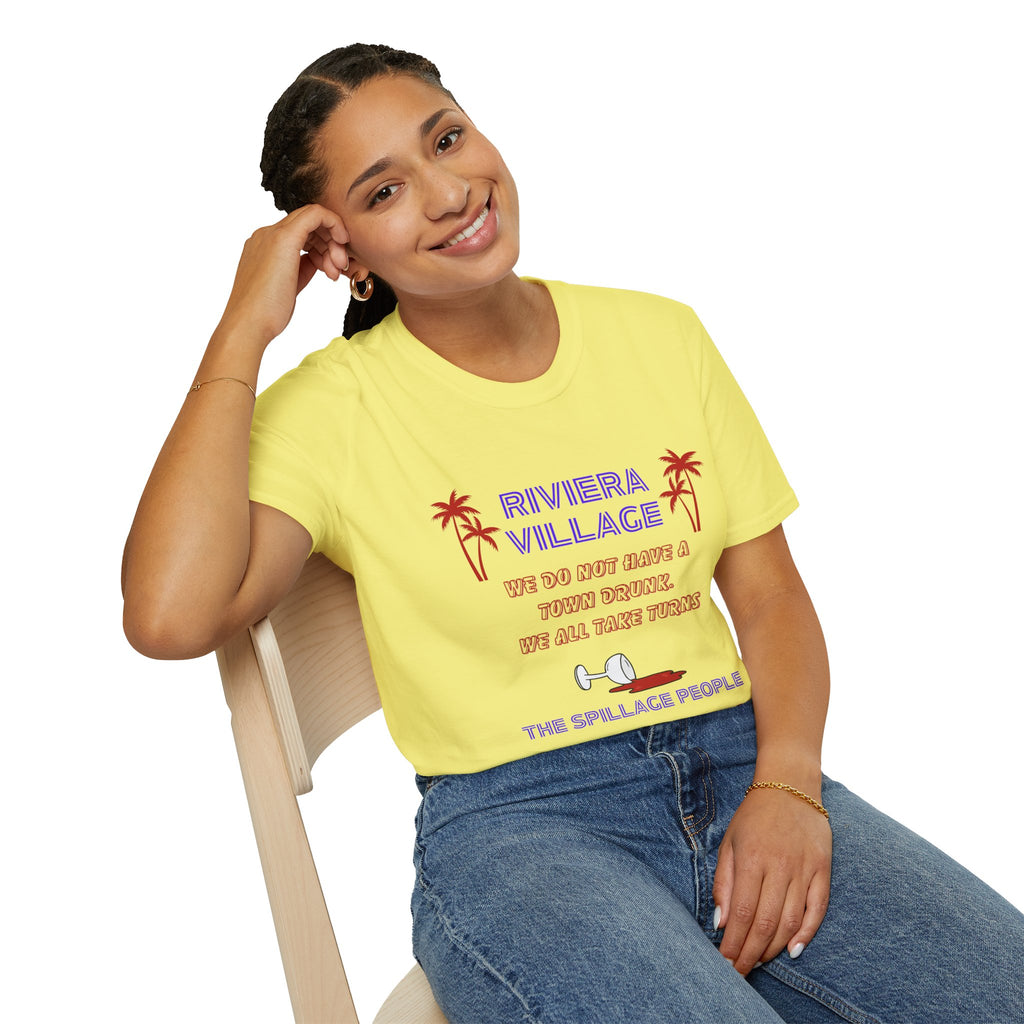 Riviera Village Redondo Beach - The Spillage People - Mens and Womans  Softstyle T-Shirt