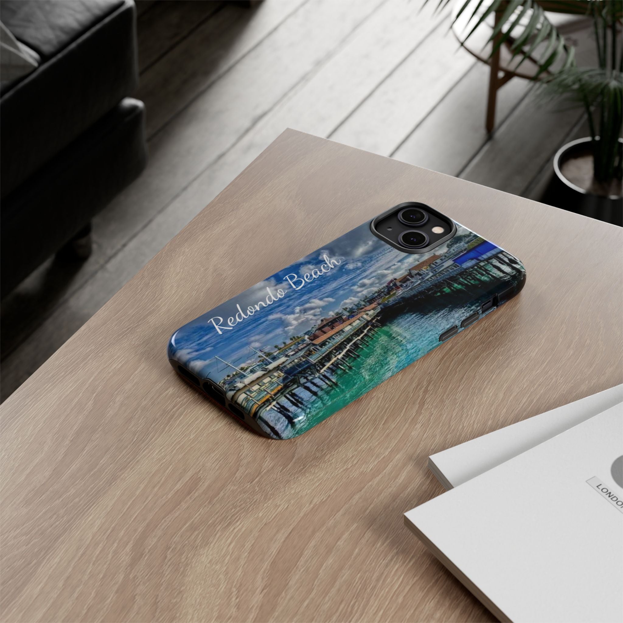 Phone Cases, Redondo Beach California King Harbor Design, Protective Covers, iPhone Accessories, Samsung Accessories, Gift for Travelers