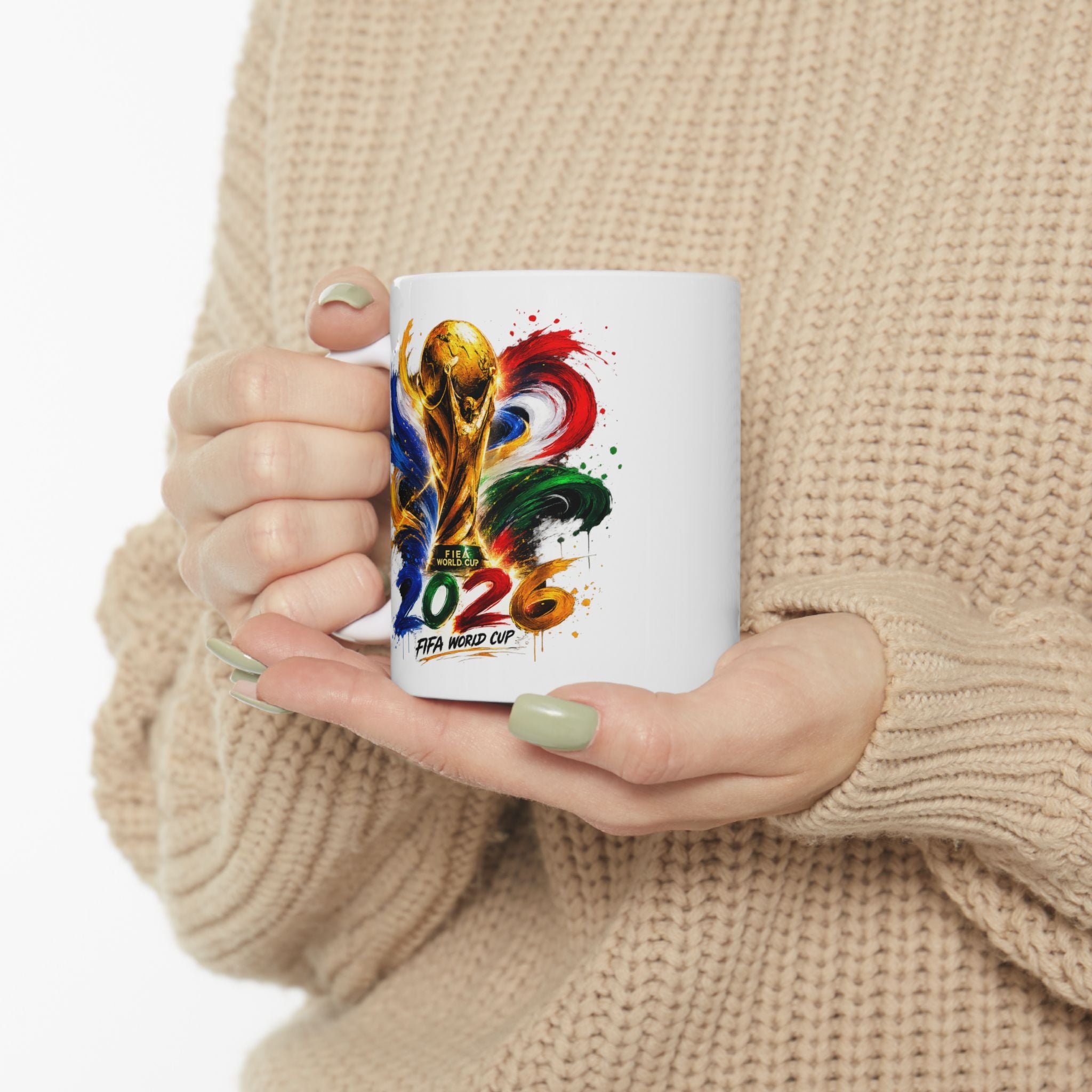 World Cup FIFA 2026 Ceramic Mug — Colorful 11oz & 15oz Coffee Cup