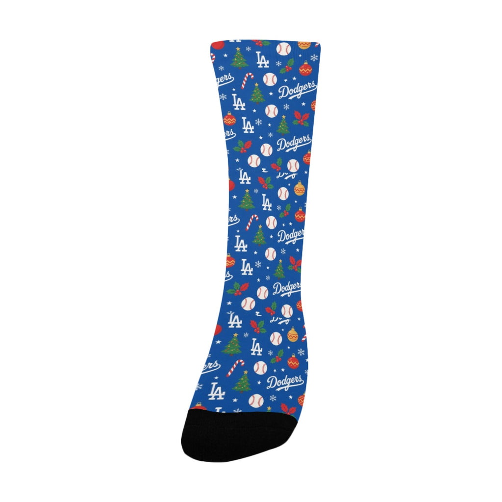 Dodgers Christmas Custom Socks for Women