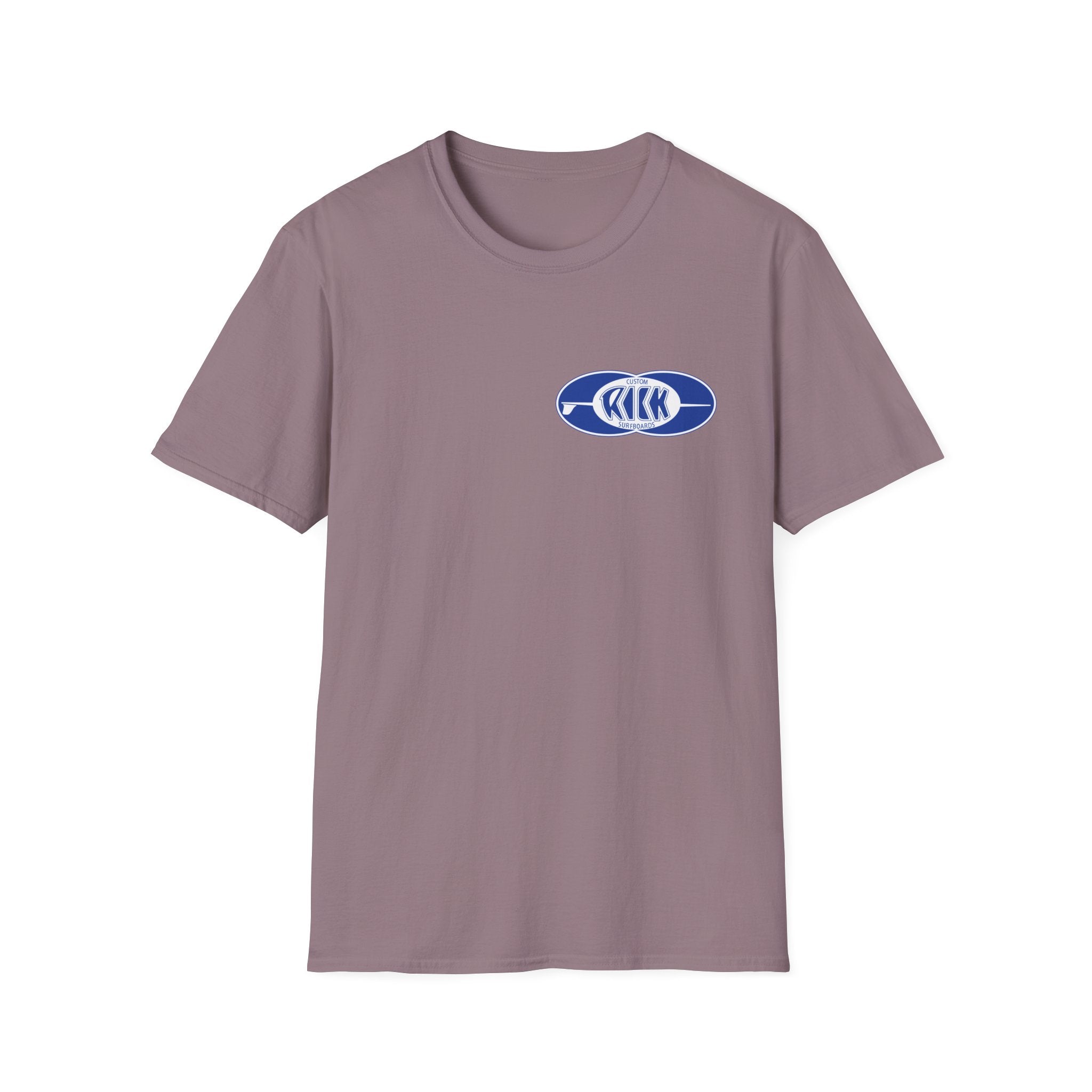 Rick Surfboards Unisex Softstyle T-Shirt Old School Hermosa Beach