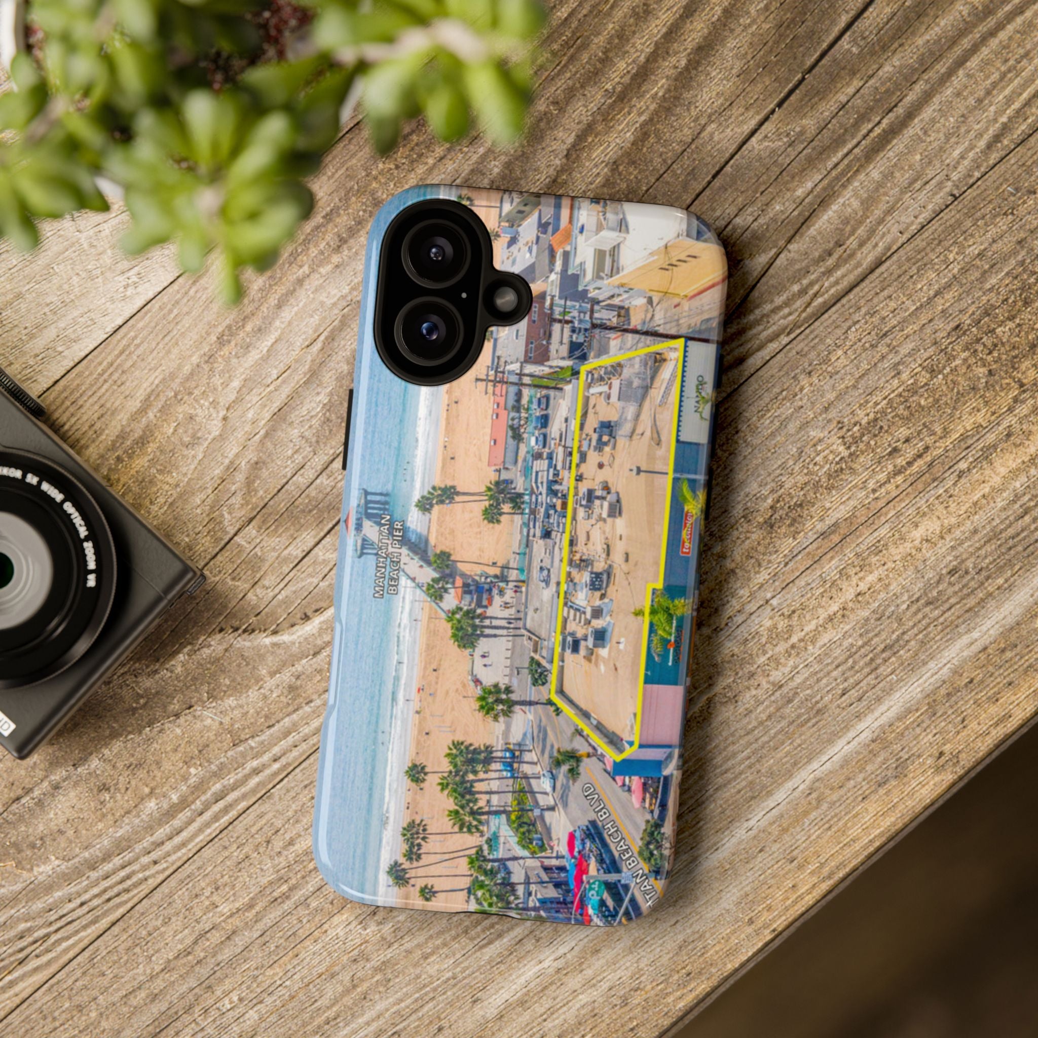 Phone Cases, Manhattan Beach California iPhone Samsung Google Tough Cases, Beach Lovers Gifts, Coastal Accessories, Ocean Phone Covers,