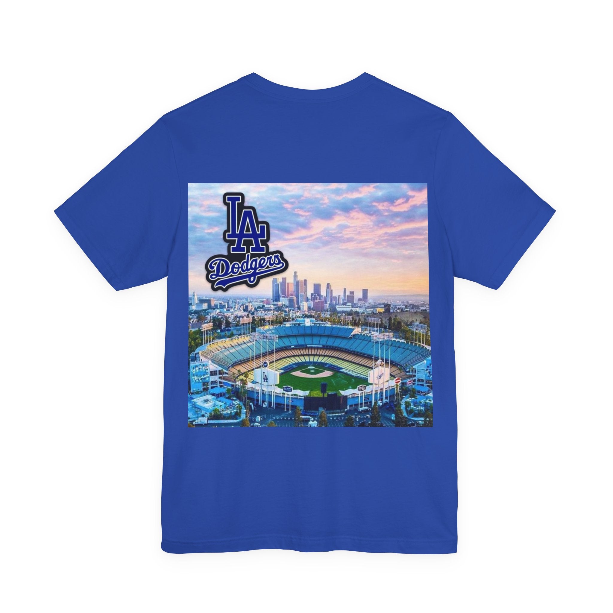 Los Angeles (Front and Back Printing) Unisex Jersey Short Sleeve Tee