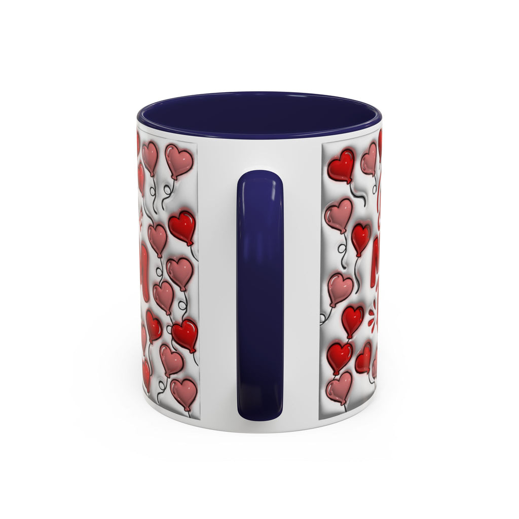 Best Mom Ever Valentines Day Hearts Accent Coffee Mug (11, 15oz)
