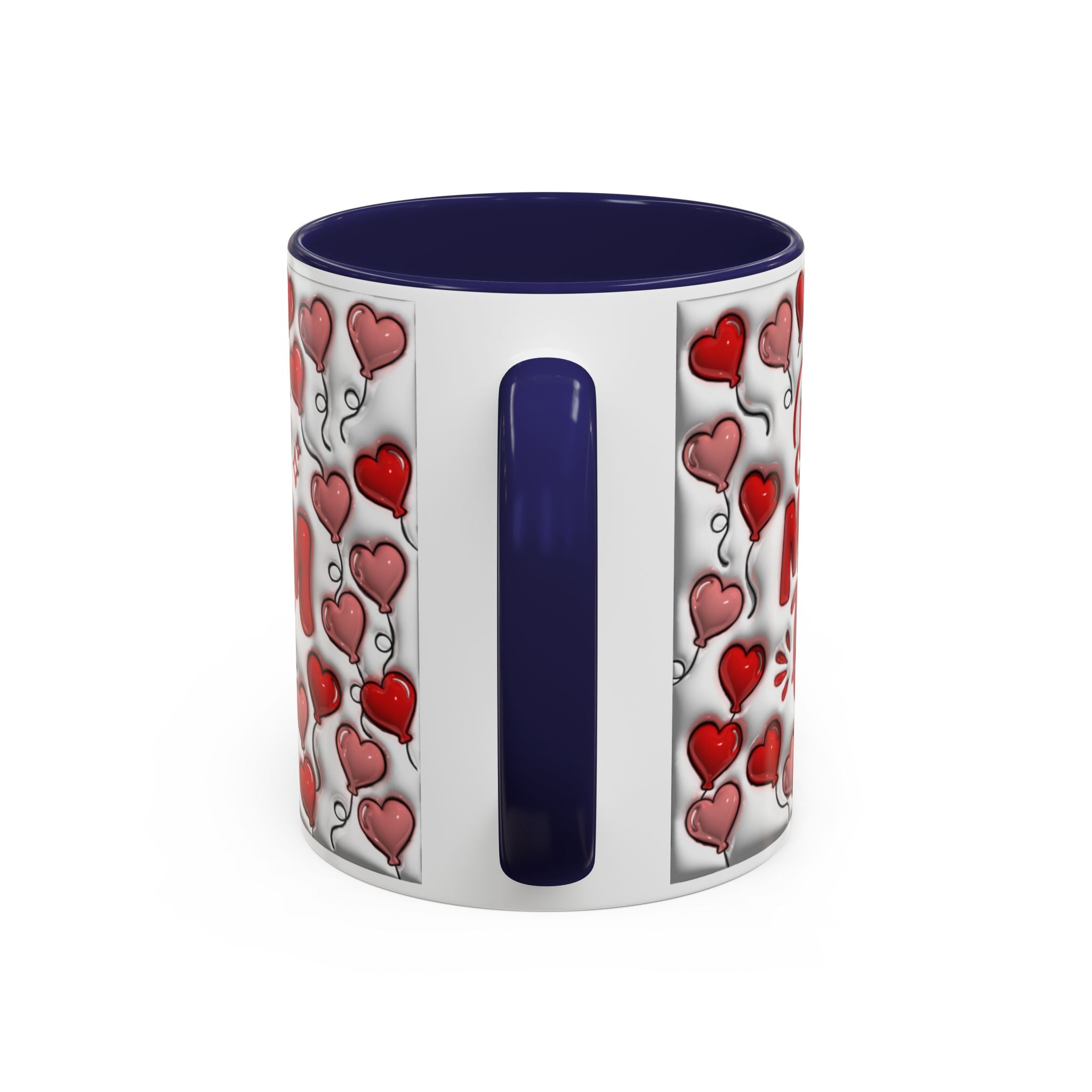 Best Mom Ever Valentines Day Hearts Accent Coffee Mug (11, 15oz)