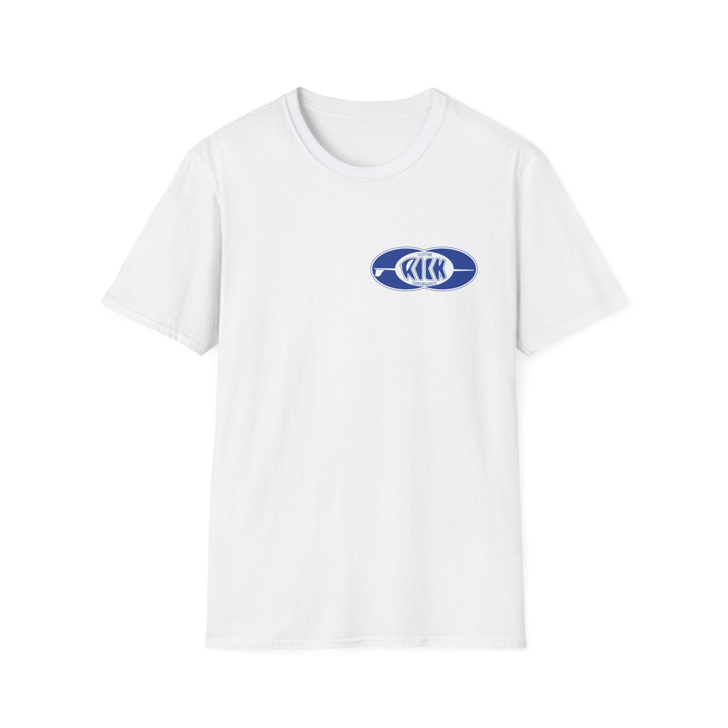 Rick Surfboards Unisex Softstyle T-Shirt Old School Hermosa Beach