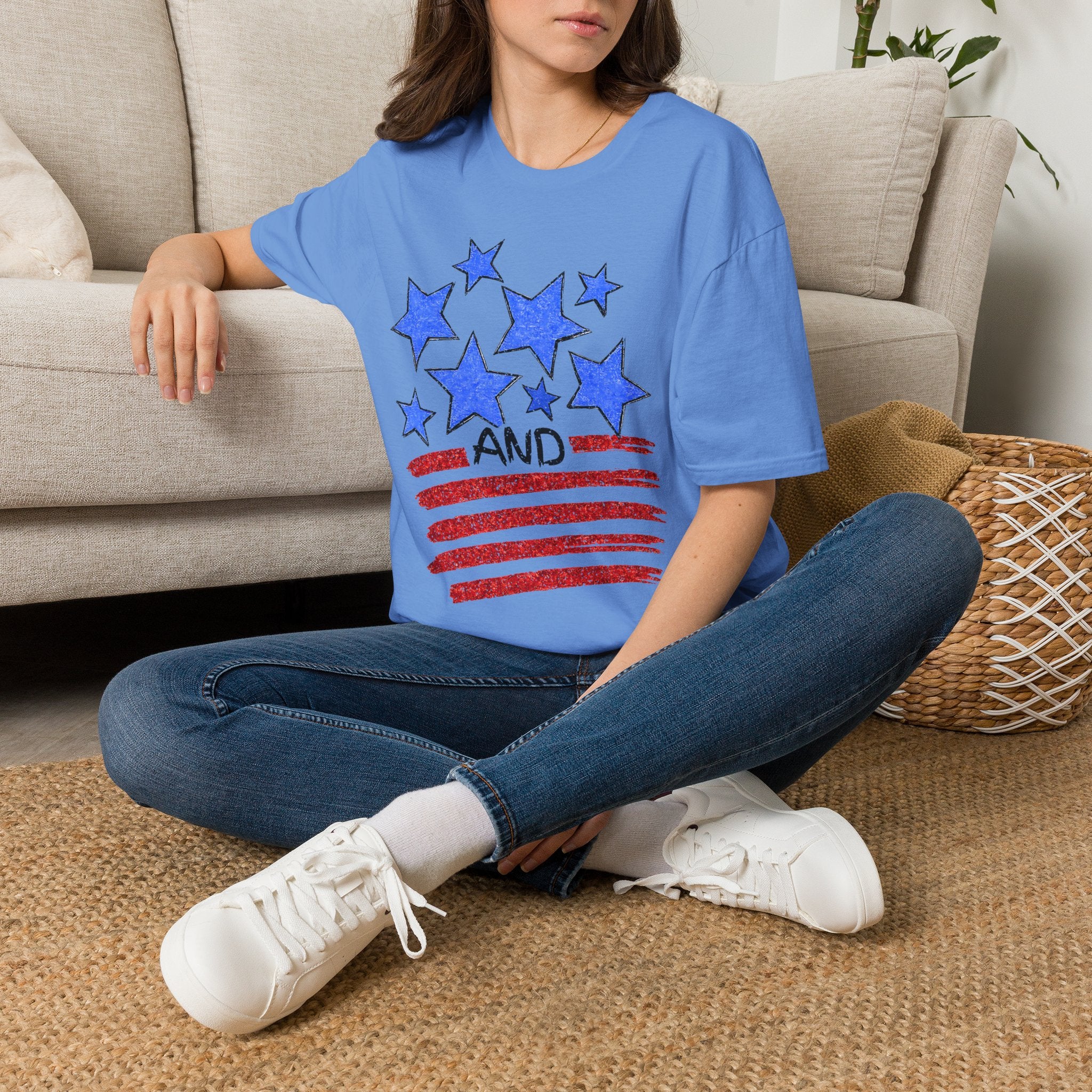 Stars and Stripes T-Shirt — Flag Graphic Patriotic Tee
