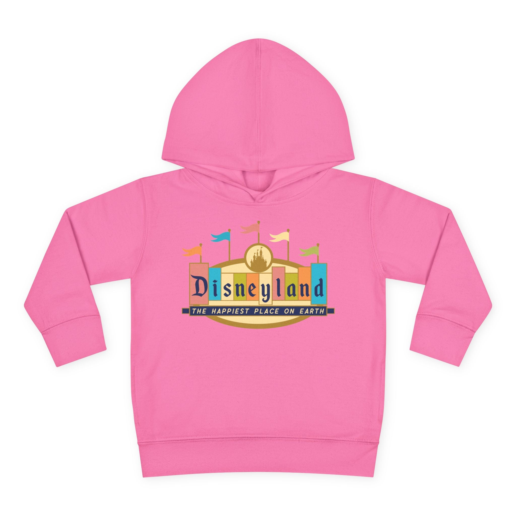 Disneyland way Back Machine Retro Logo Toddler Hoodie | Kids Pullover