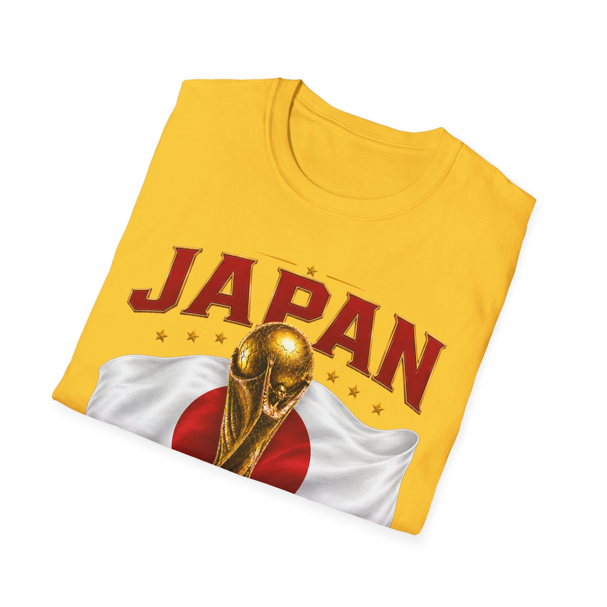 Japan 2026 World Cup T-Shirt — Golden Trophy Soccer Fan Tee
