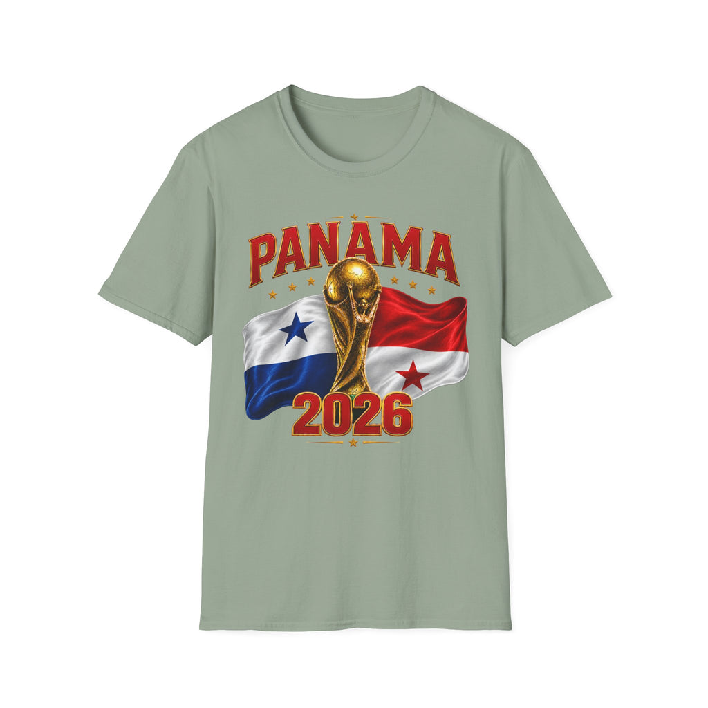 Panama 2026 World Cup T-Shirt — Panama Flag & Trophy Soccer Tee