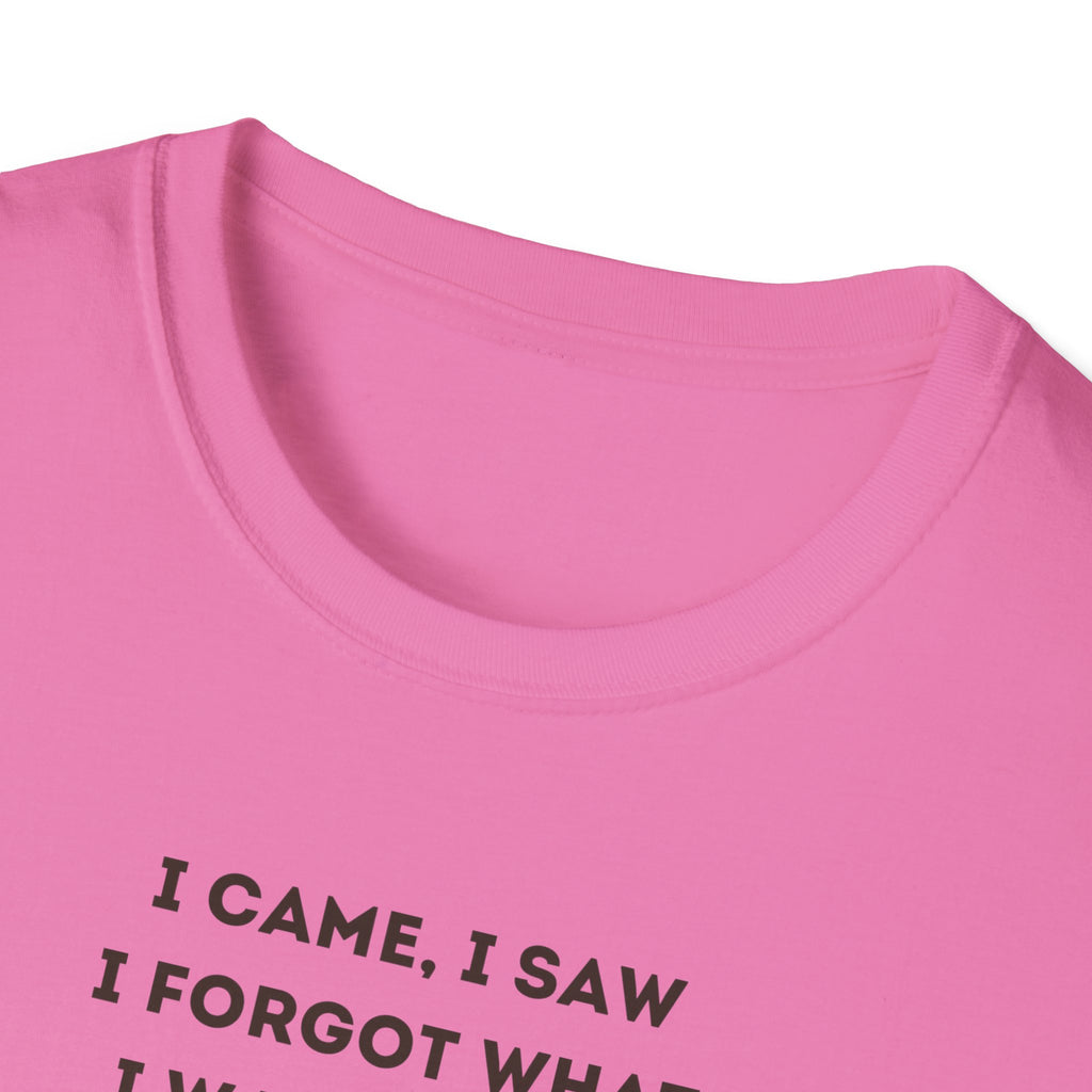 Funny Forgetful Grandpa Quote T-Shirt | Retro Grandpa I Got to Pee Illustration