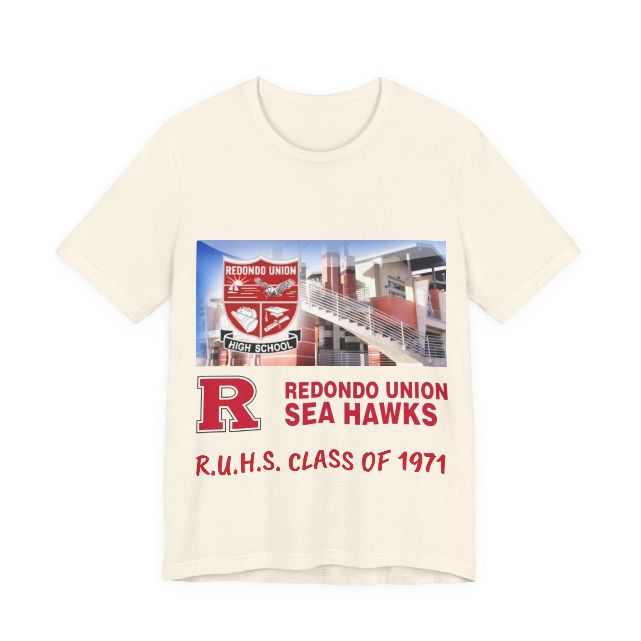 Redondo Union High School Class of 1971 - Unisex Jersey Short Sleeve Tee