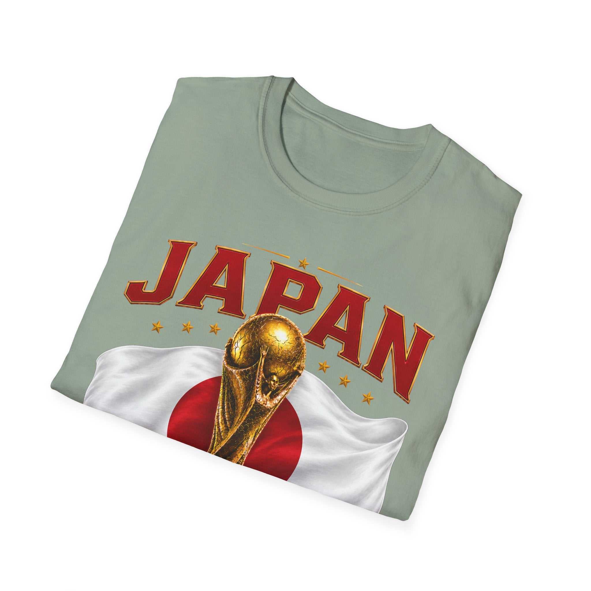 Japan 2026 World Cup T-Shirt — Golden Trophy Soccer Fan Tee