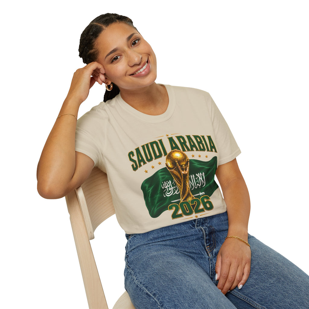 Saudi Arabia 2026 World Cup T-Shirt – Soccer Champion Trophy Design