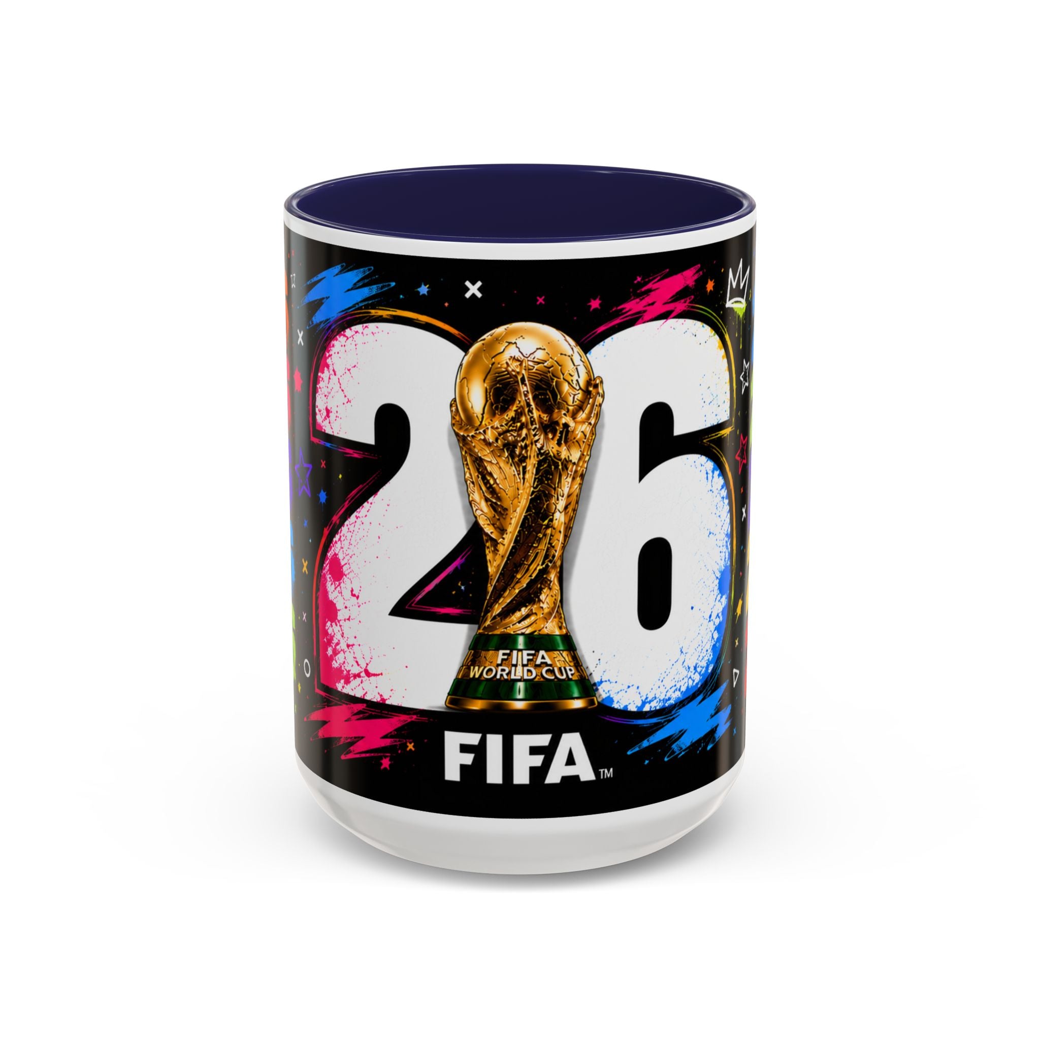 2026 FIFA World Cup Coffee Mug — Colorful Trophy Design (11/15oz)