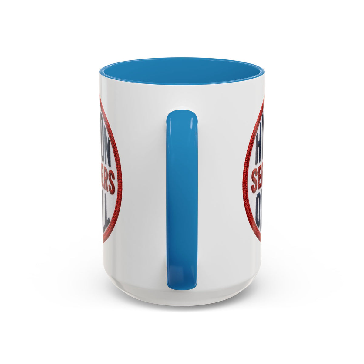 Accent Coffee Mug — "Hyperion Serenaders Outfall" Retro Patch Ceramic Mug (11/15oz)