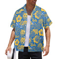 UCLA Men's All Over Print Hawaiian Shirt Made In USA Ships to USA Only