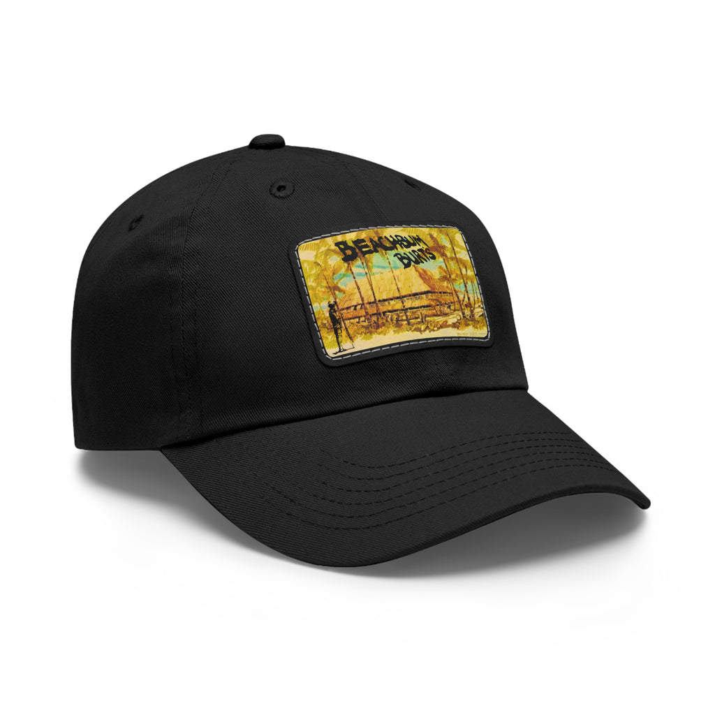 Beach Bum Burts Redondo Beach California - Beach Vibes Mom and Dad Hat, Relaxed Fit Cap, Gift for Dad, Casual Summer Hat