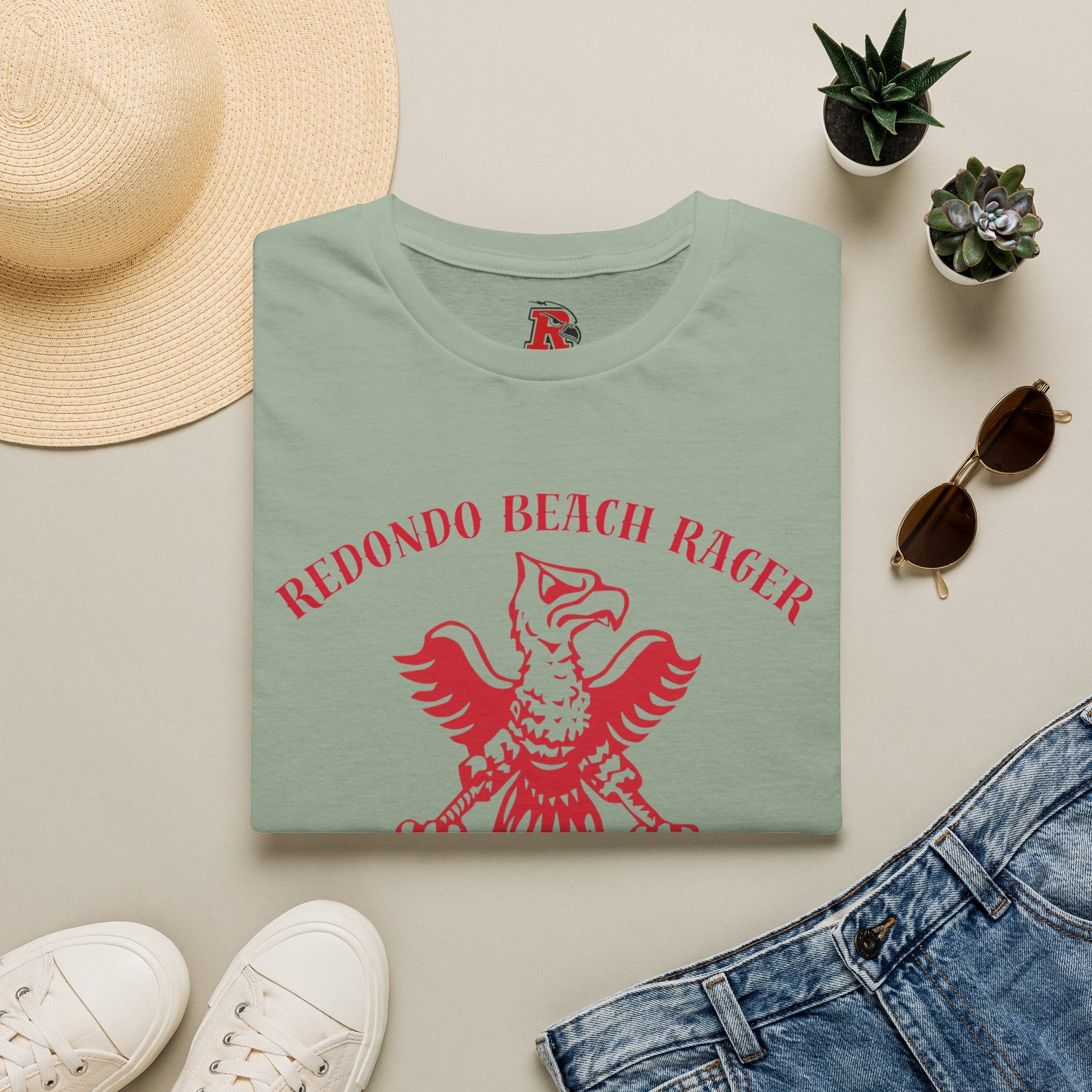 Redondo Beach Rager T-Shirt —  First Annual All Class Reunion 7-25-26 at Seaside Lagoon Redondo Beach