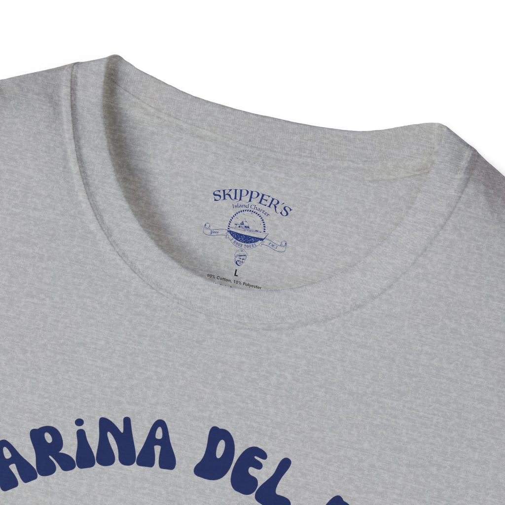 Marina Del Rey Ship Wheel logo T-Shirt | SS Minnow Island Charters, 3 Hour Tours