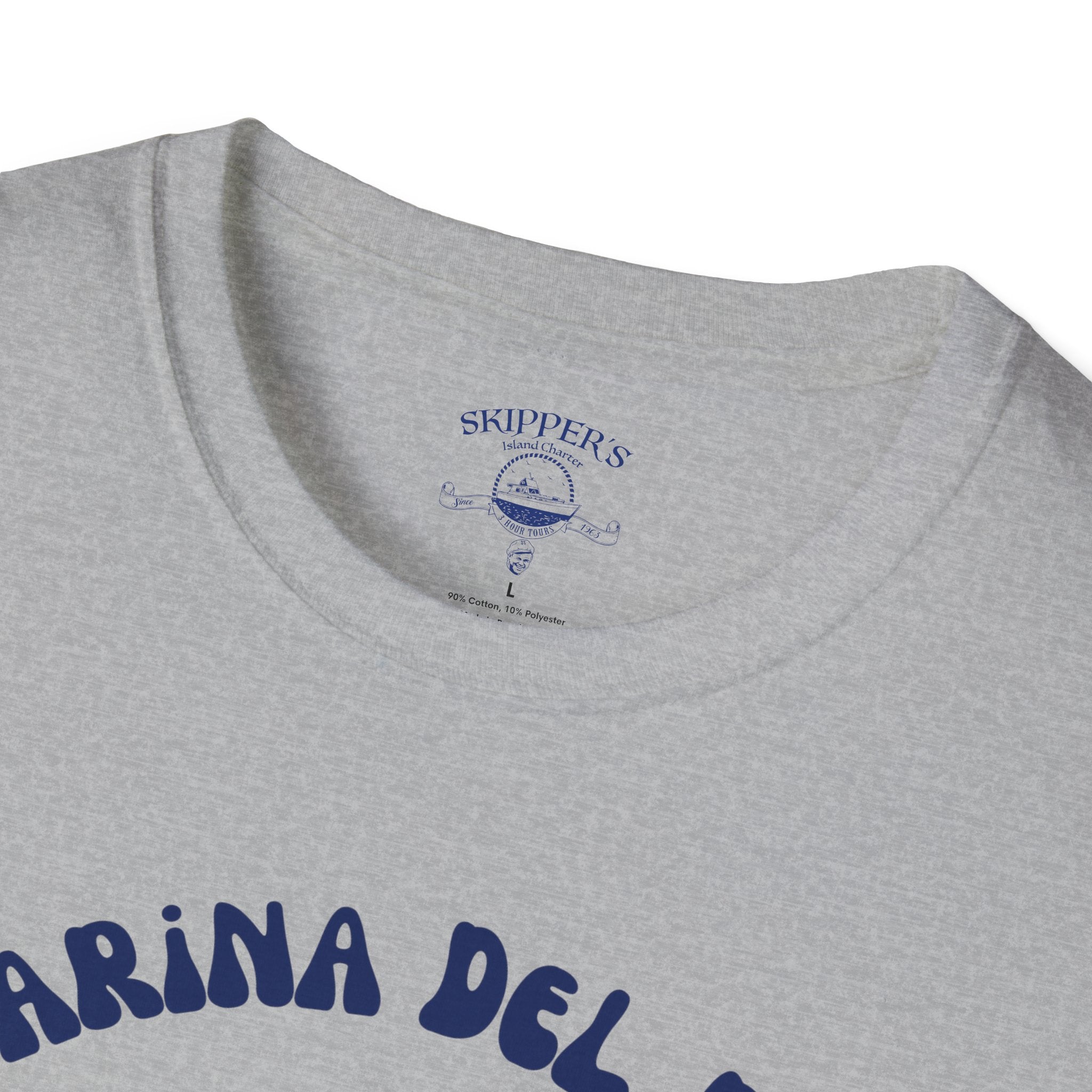 Marina Del Rey Ship Wheel logo T-Shirt | SS Minnow Island Charters, 3 Hour Tours